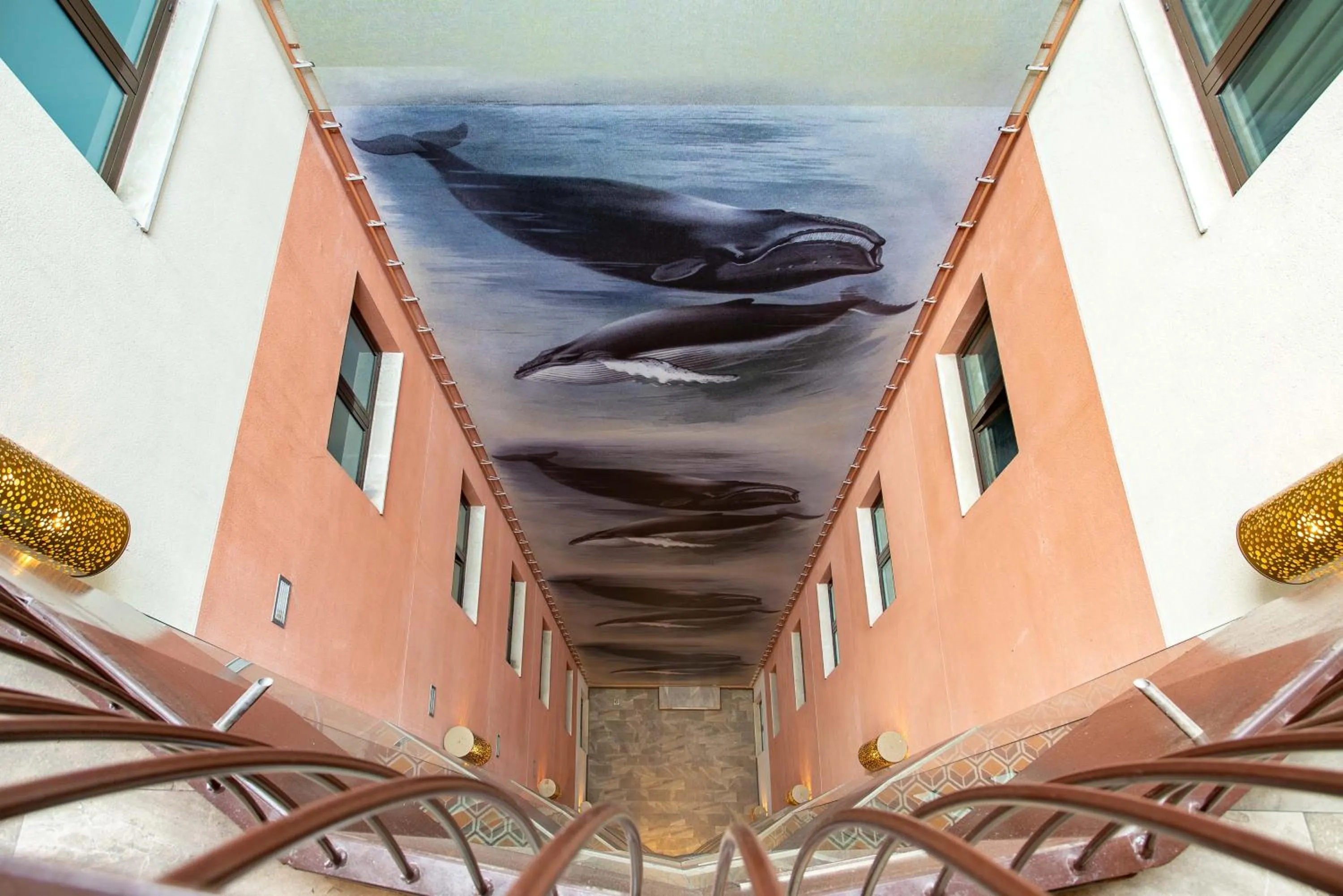 Inner courtyard view in Room Mate Anna, Barcelona