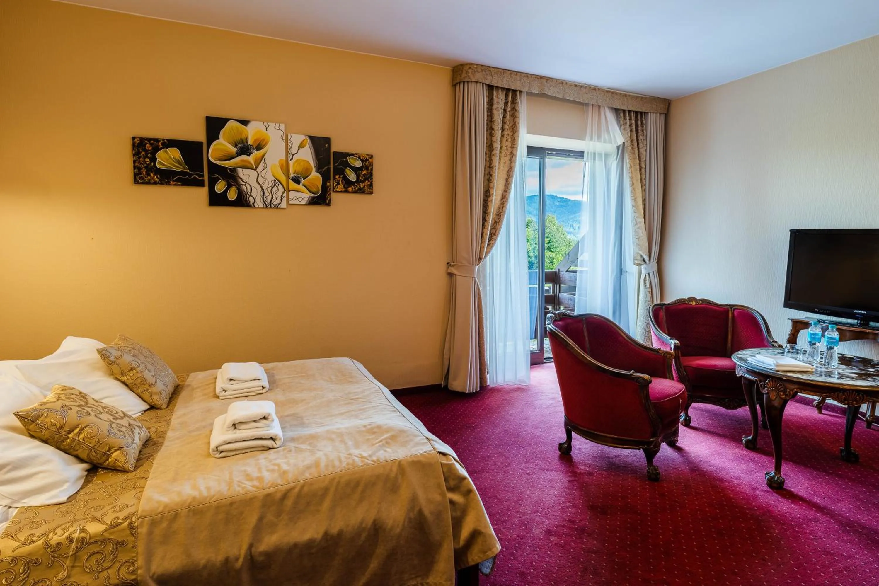 Bed in Hotel Na Błoniach