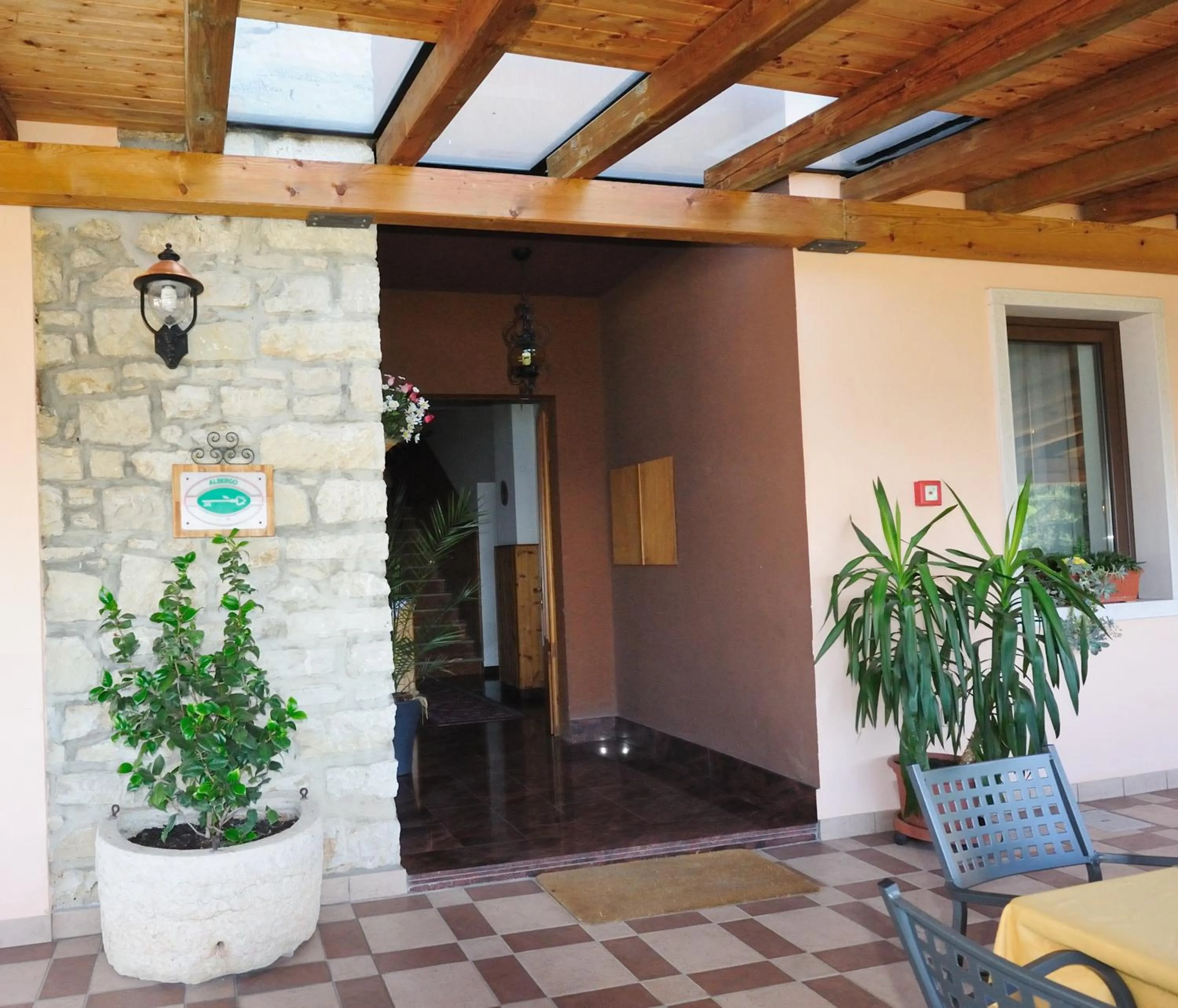 Decorative detail in Hotel San Remo