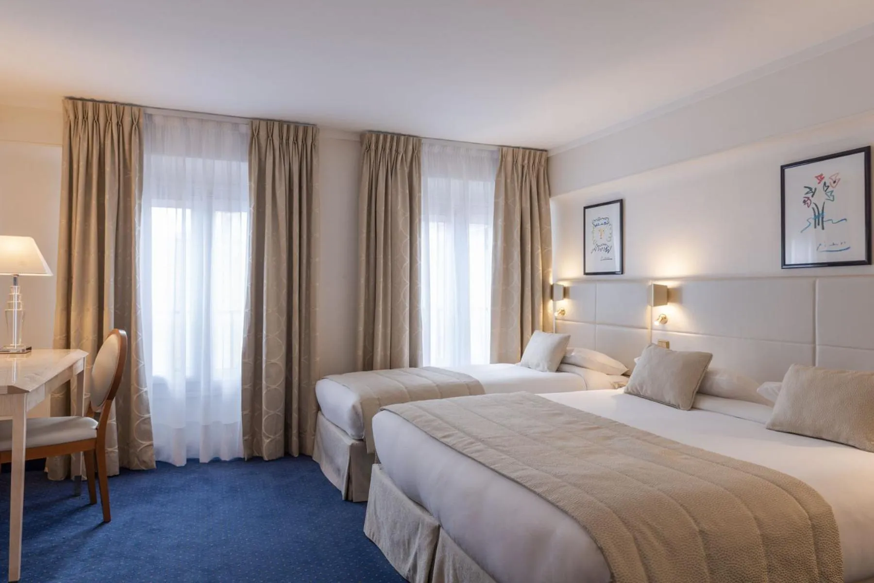 Bed in Atlantic Hotel