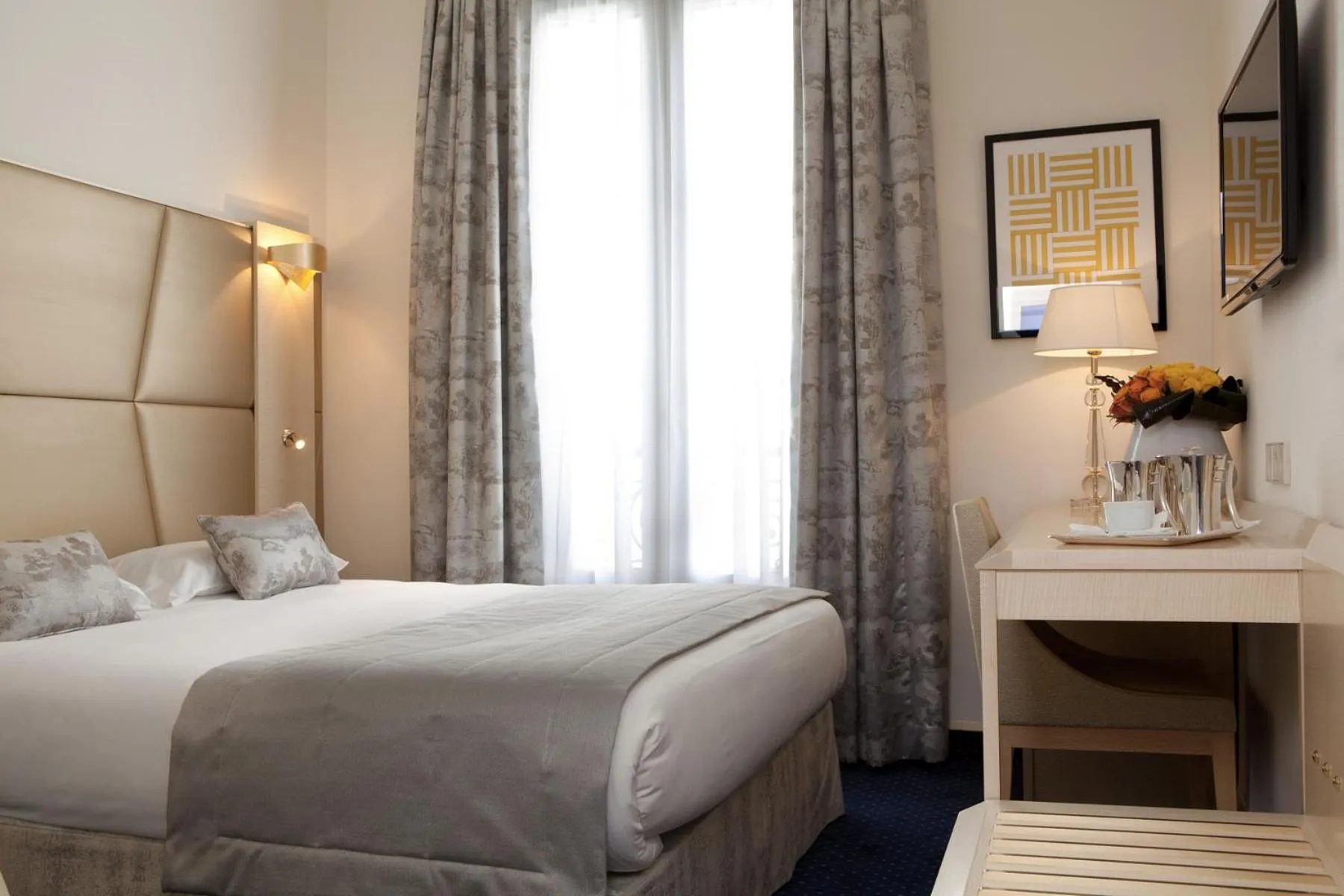 Bed in Atlantic Hotel