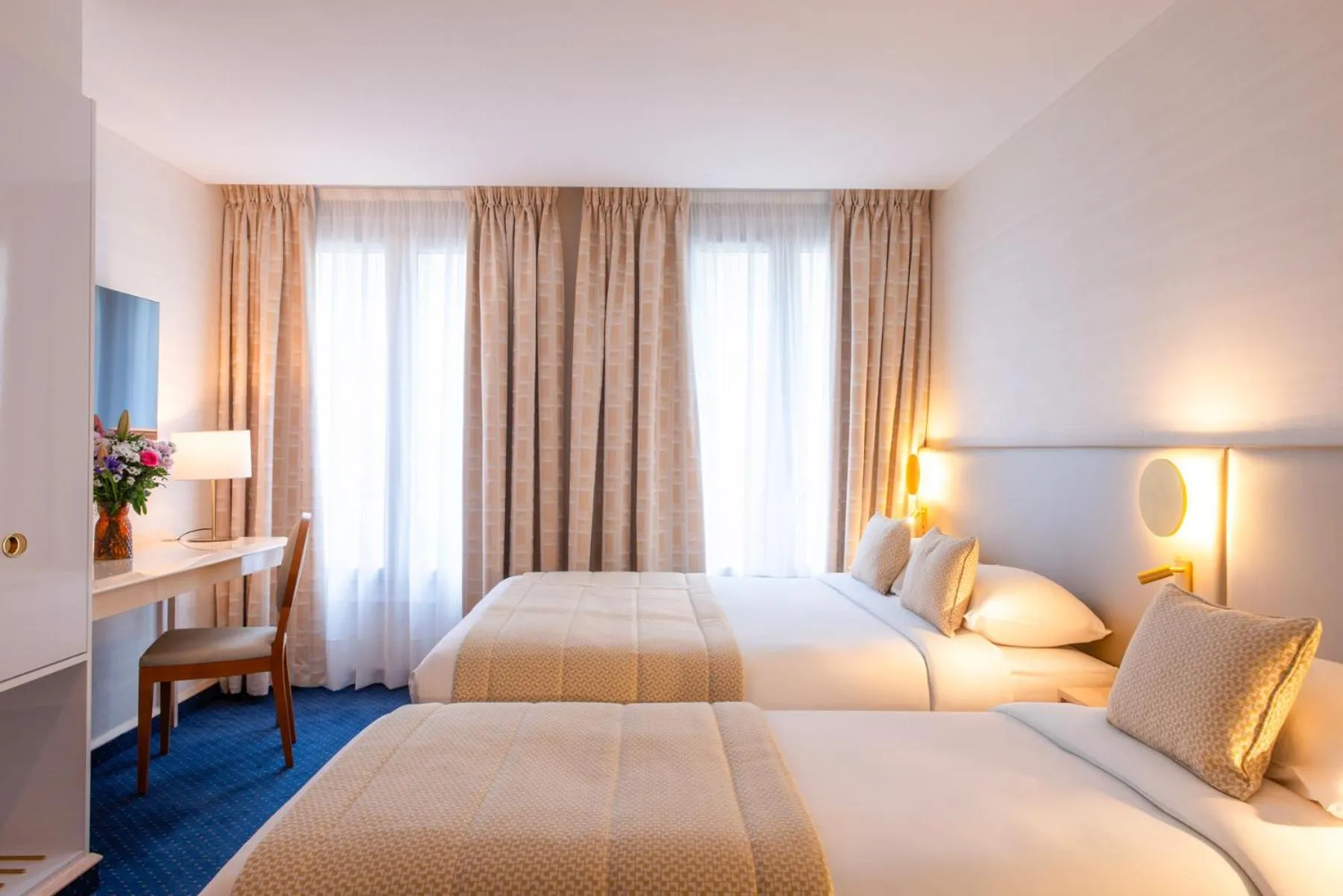 Bed in Atlantic Hotel