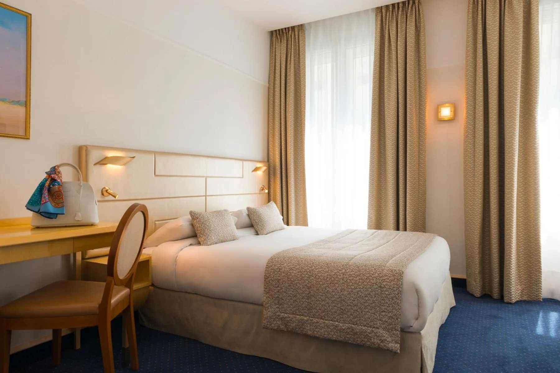 Bed in Atlantic Hotel