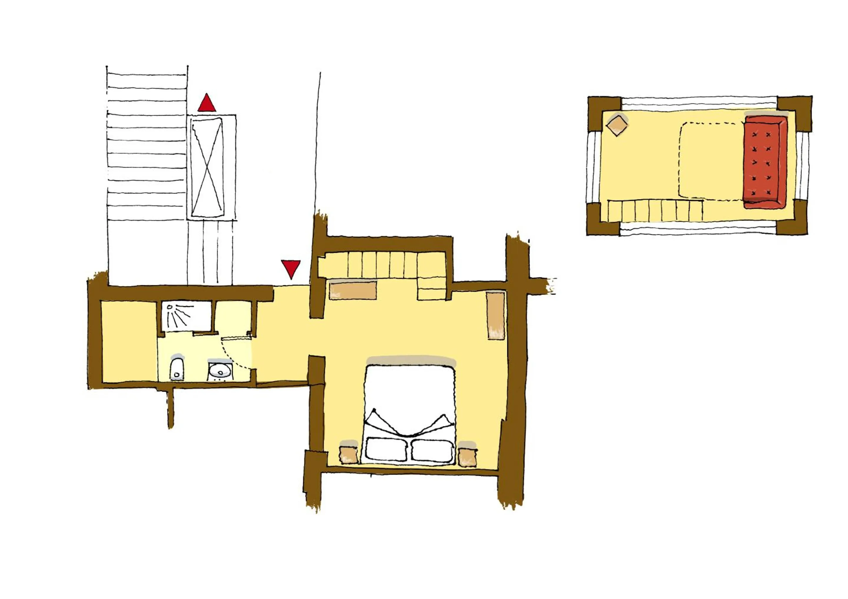 Floor plan in Rinidia - Siena Centro