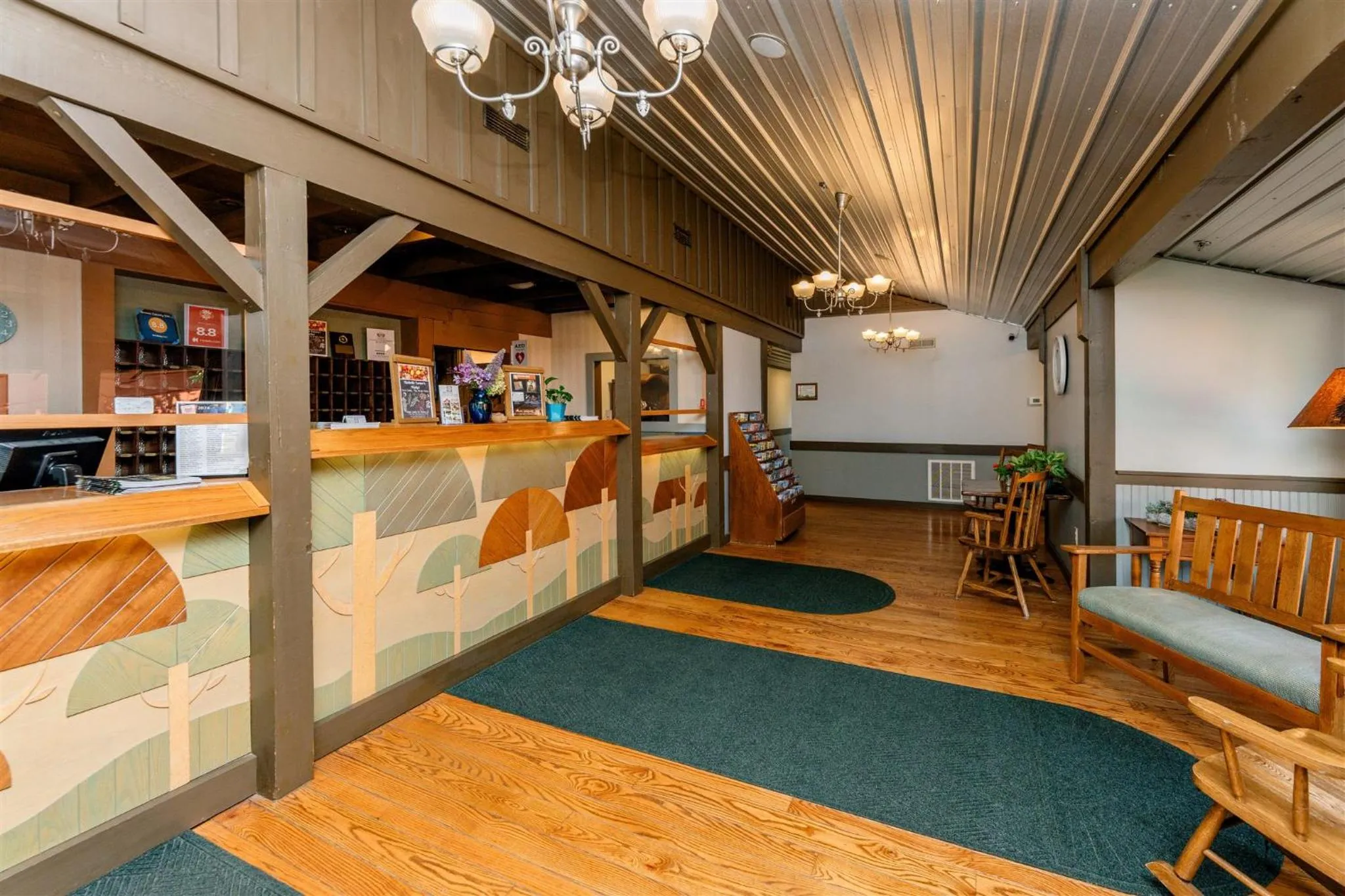 Lobby or reception in Brown County Inn