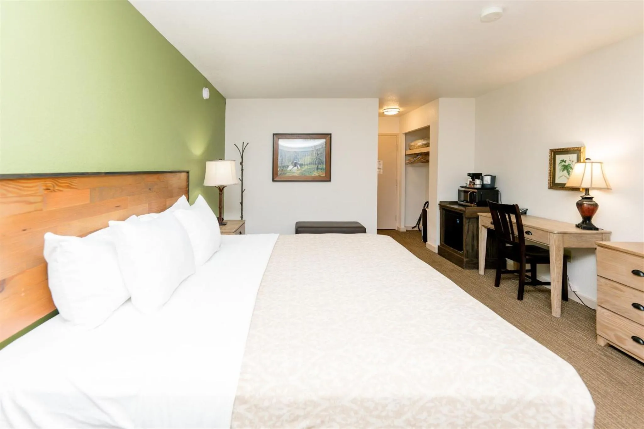 Bed in Brown County Inn