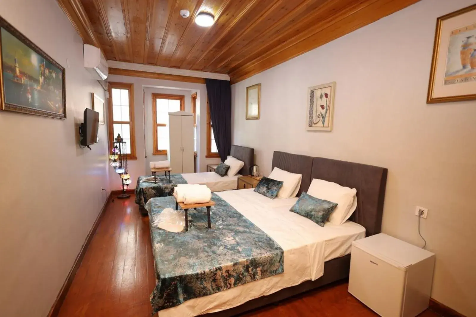 Bed in The Trip istanbul Hotel Bed in The Trip istanbul Hotel