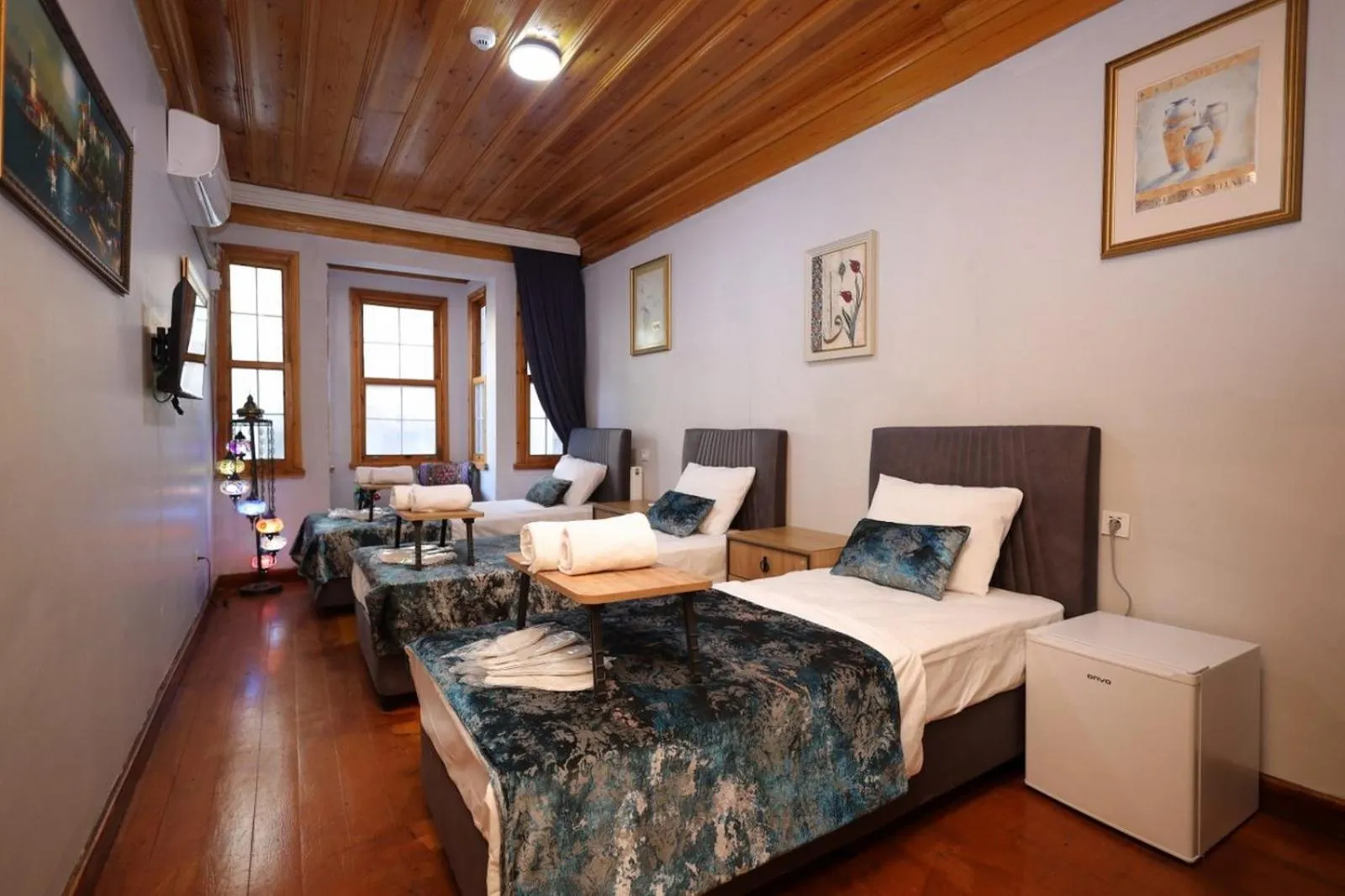 Bed in The Trip istanbul Hotel