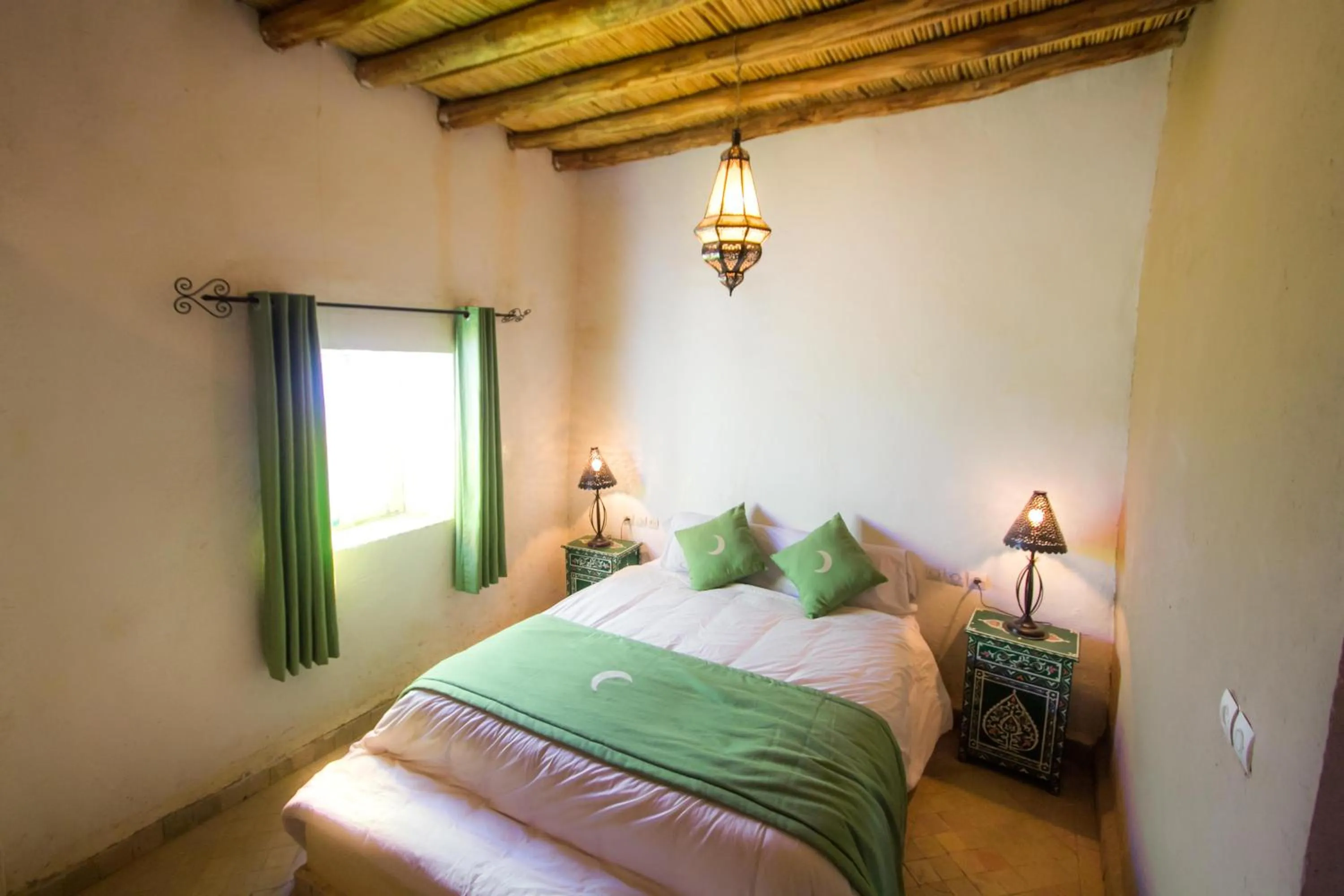 Bed in Riad Kasbah Aiour