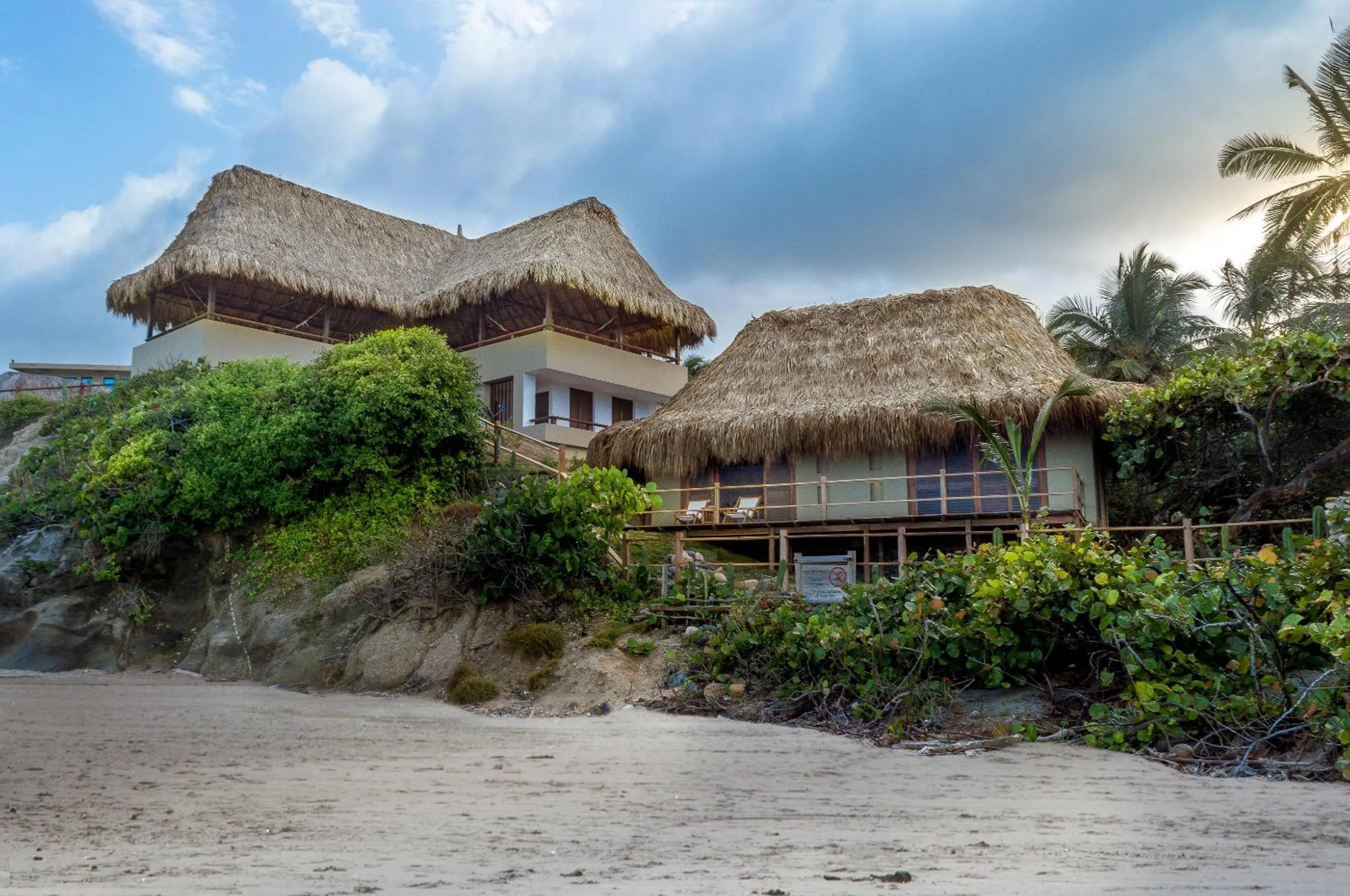 Bungalow with Sea View in Senda Casa Tayrona Los Naranjos