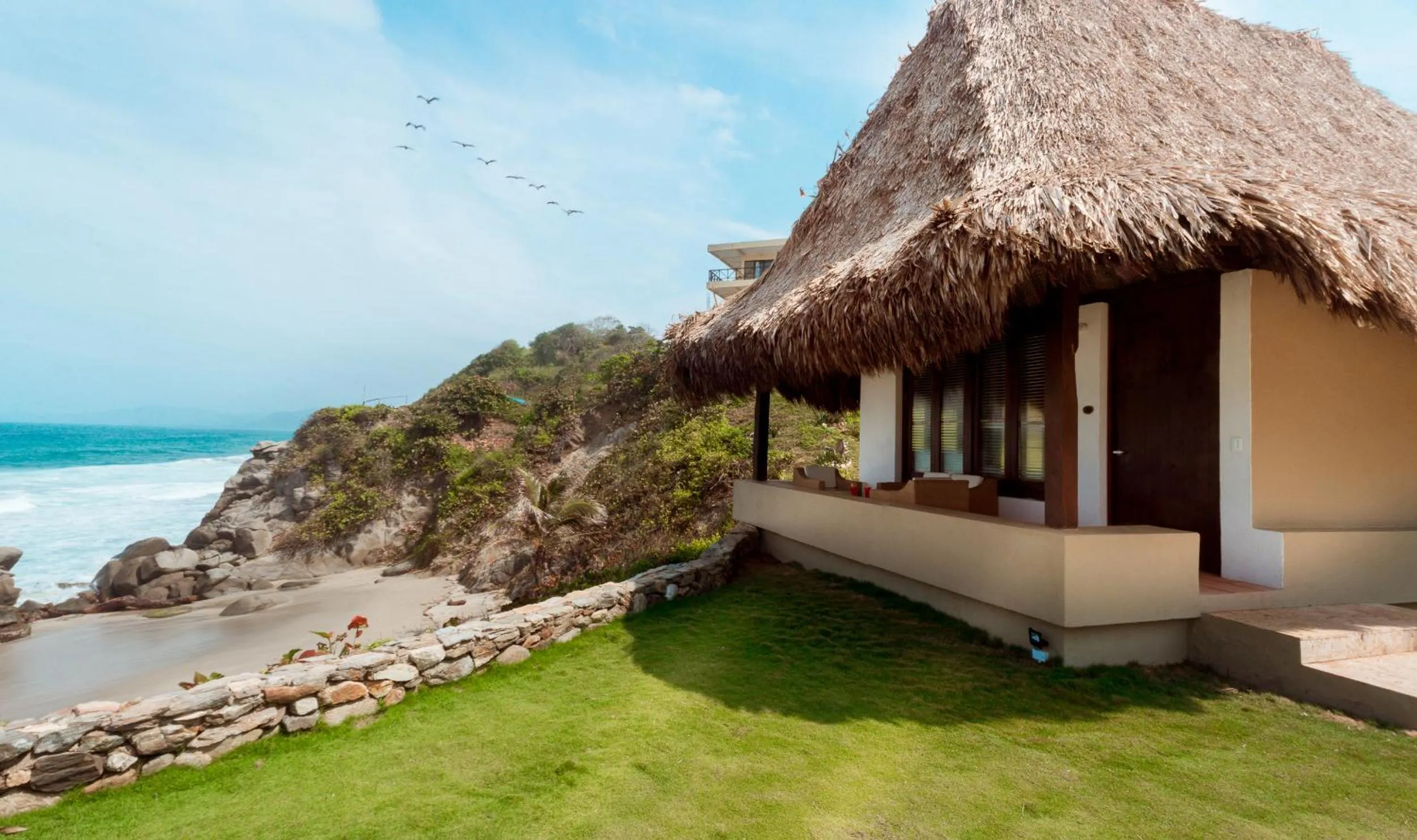 Deluxe Bungalow with Sea View in Senda Casa Tayrona Los Naranjos