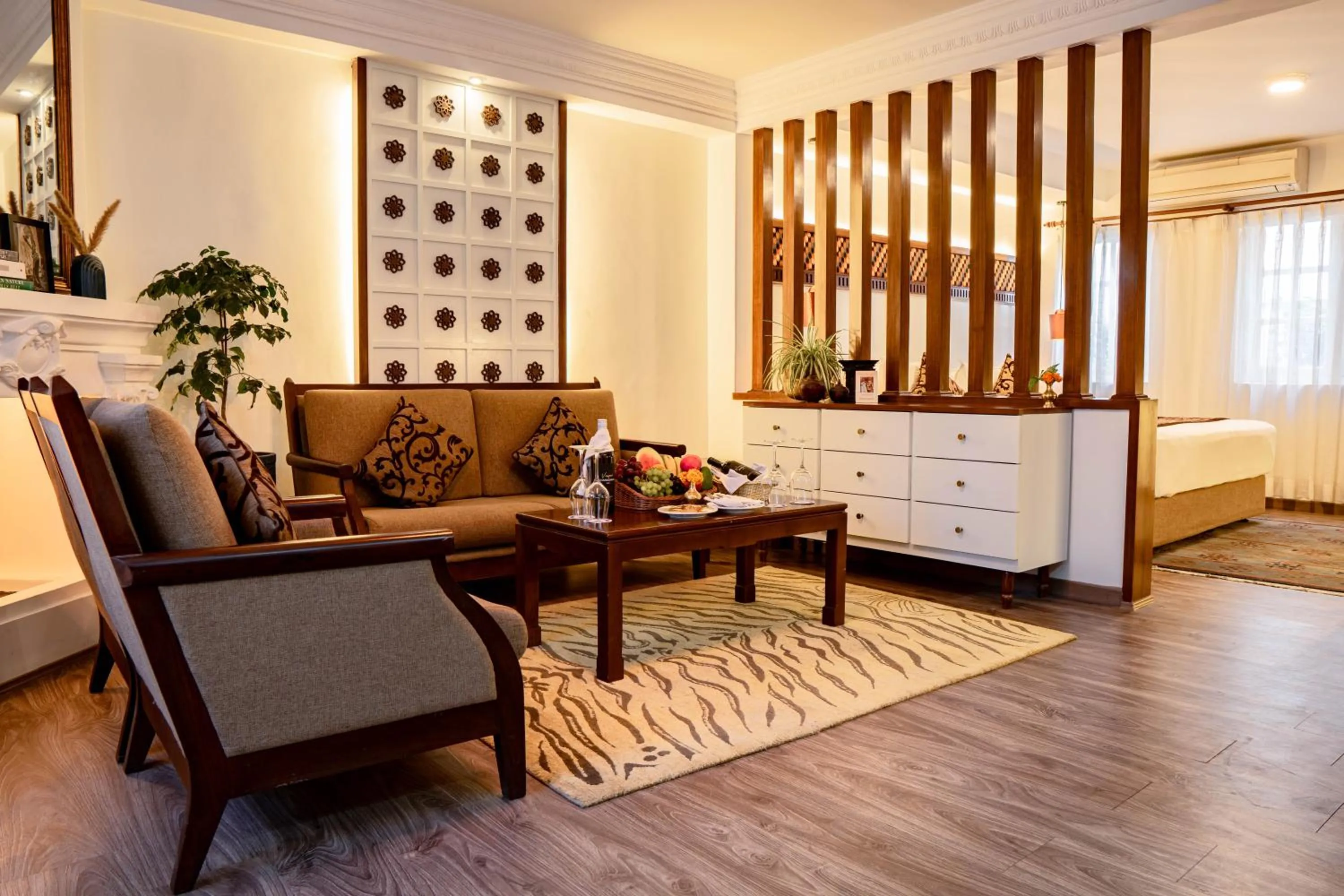 Seating area in Maya Manor Boutique Hotel by KGH Group