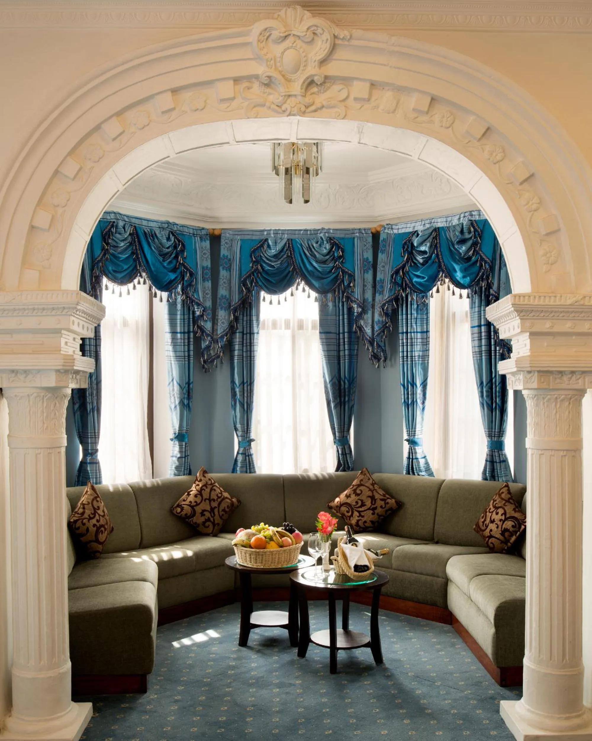 Seating area in Maya Manor Boutique Hotel by KGH Group