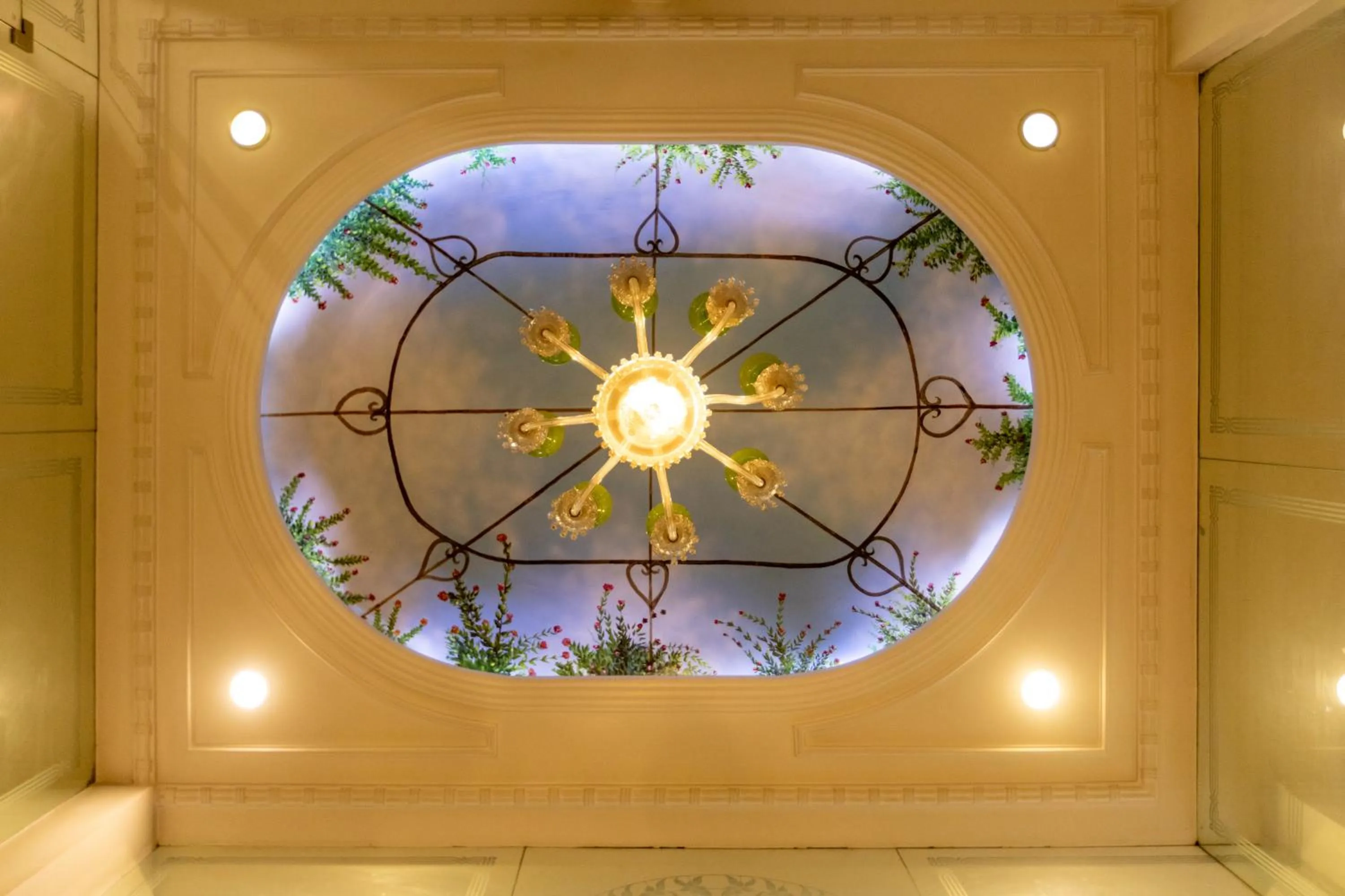 Inner courtyard view in Maya Manor Boutique Hotel by KGH Group