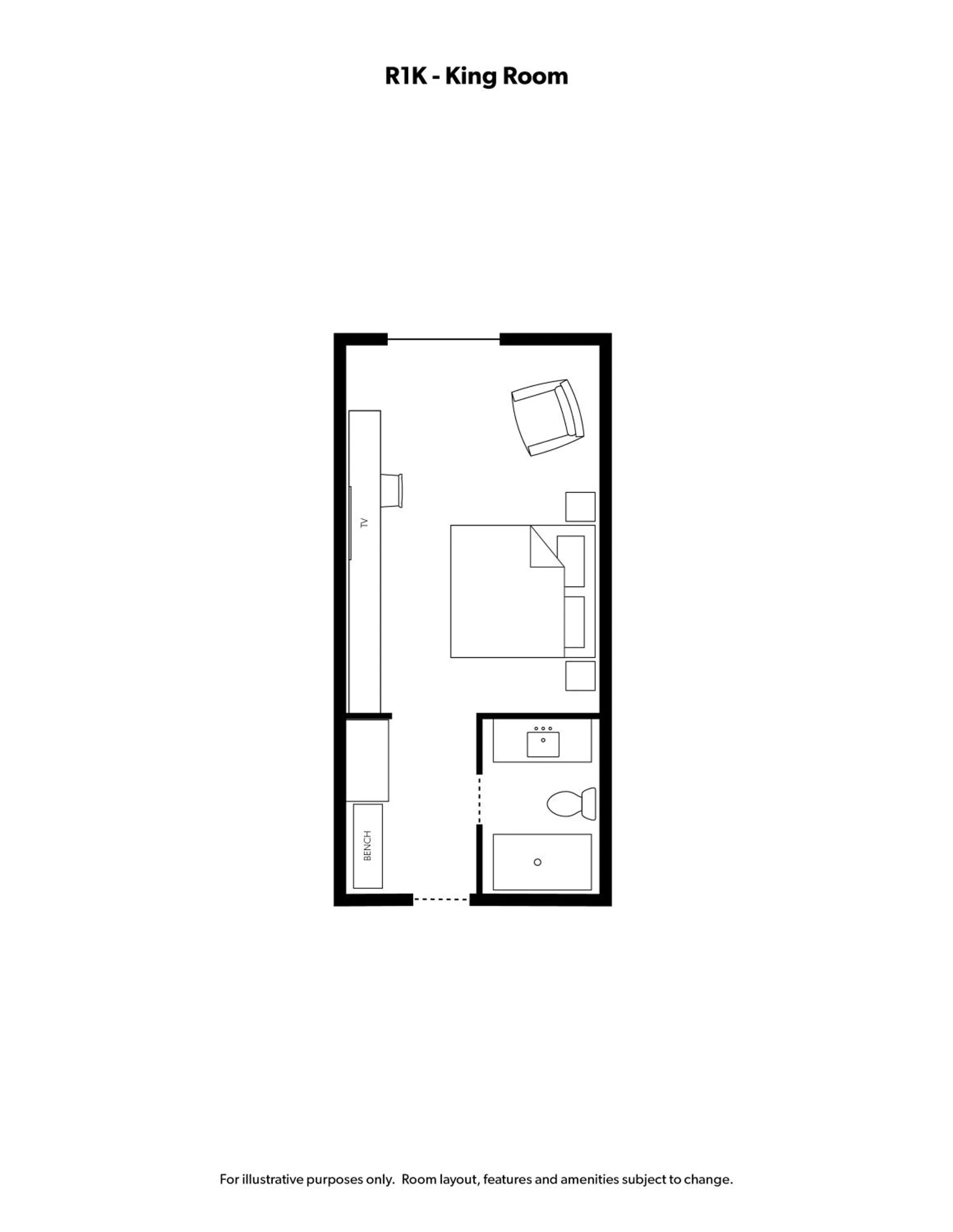 Floor plan in Sawmill Creek by Cedar Point Resorts