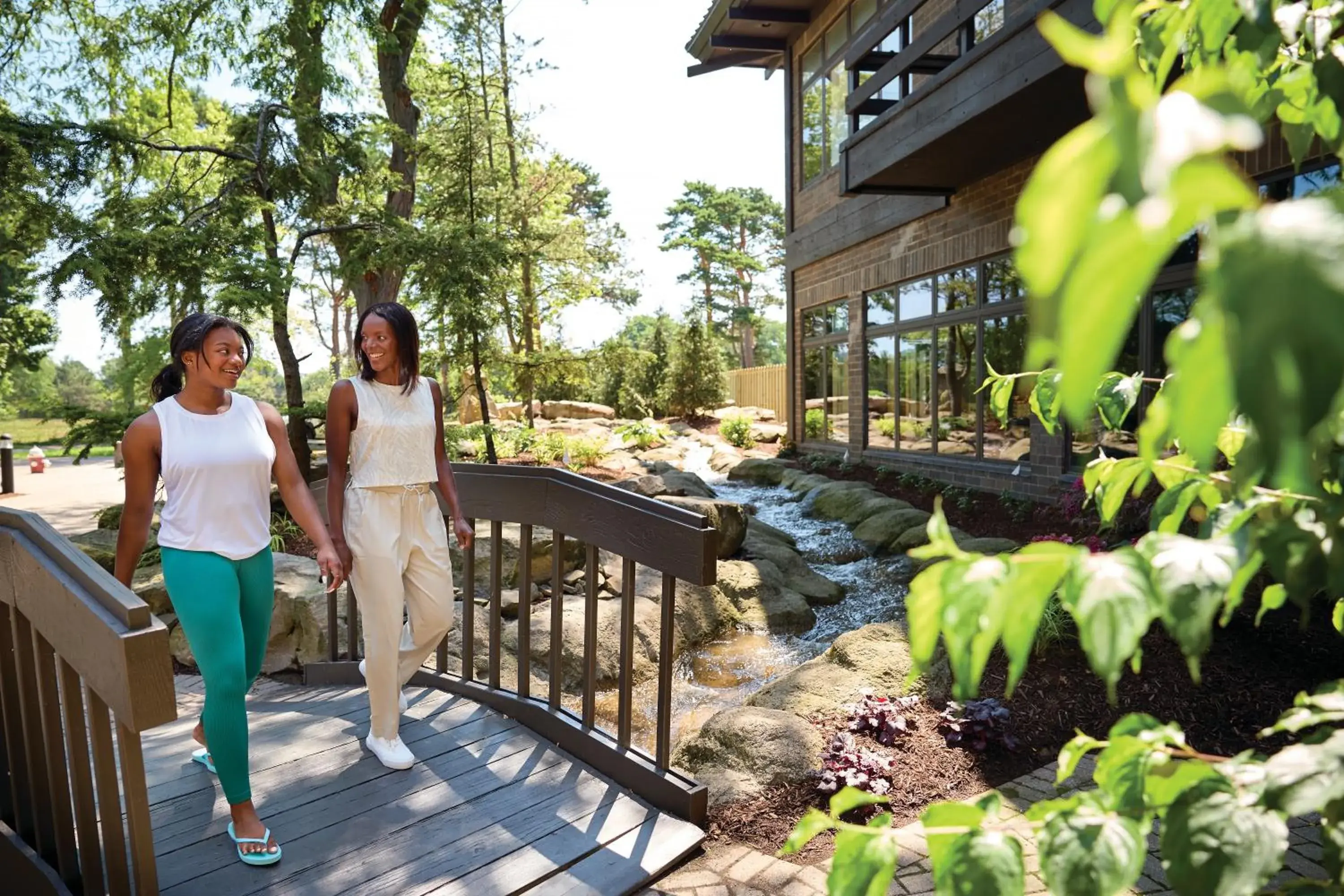 Inner courtyard view in Sawmill Creek by Cedar Point Resorts Inner courtyard view in Sawmill Creek by Cedar Point Resorts