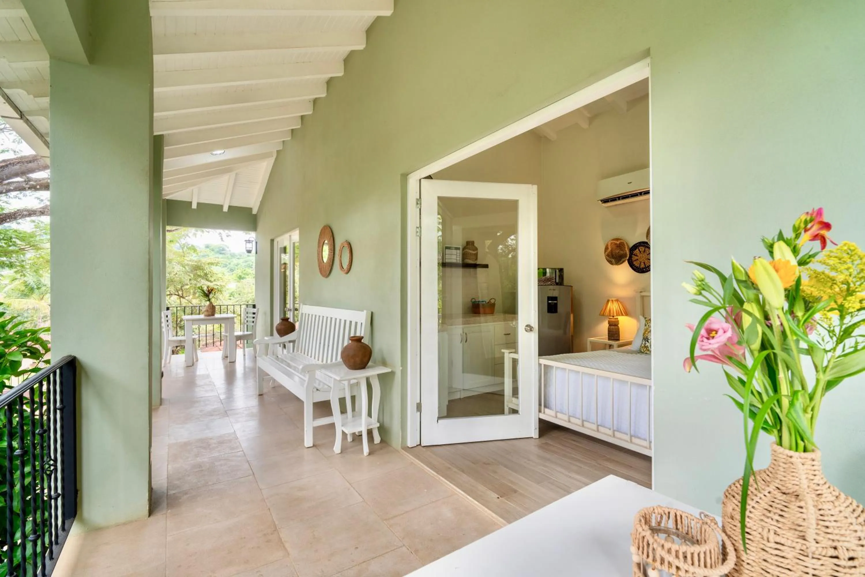 Double Room with Garden View in Hotel Casa Leona