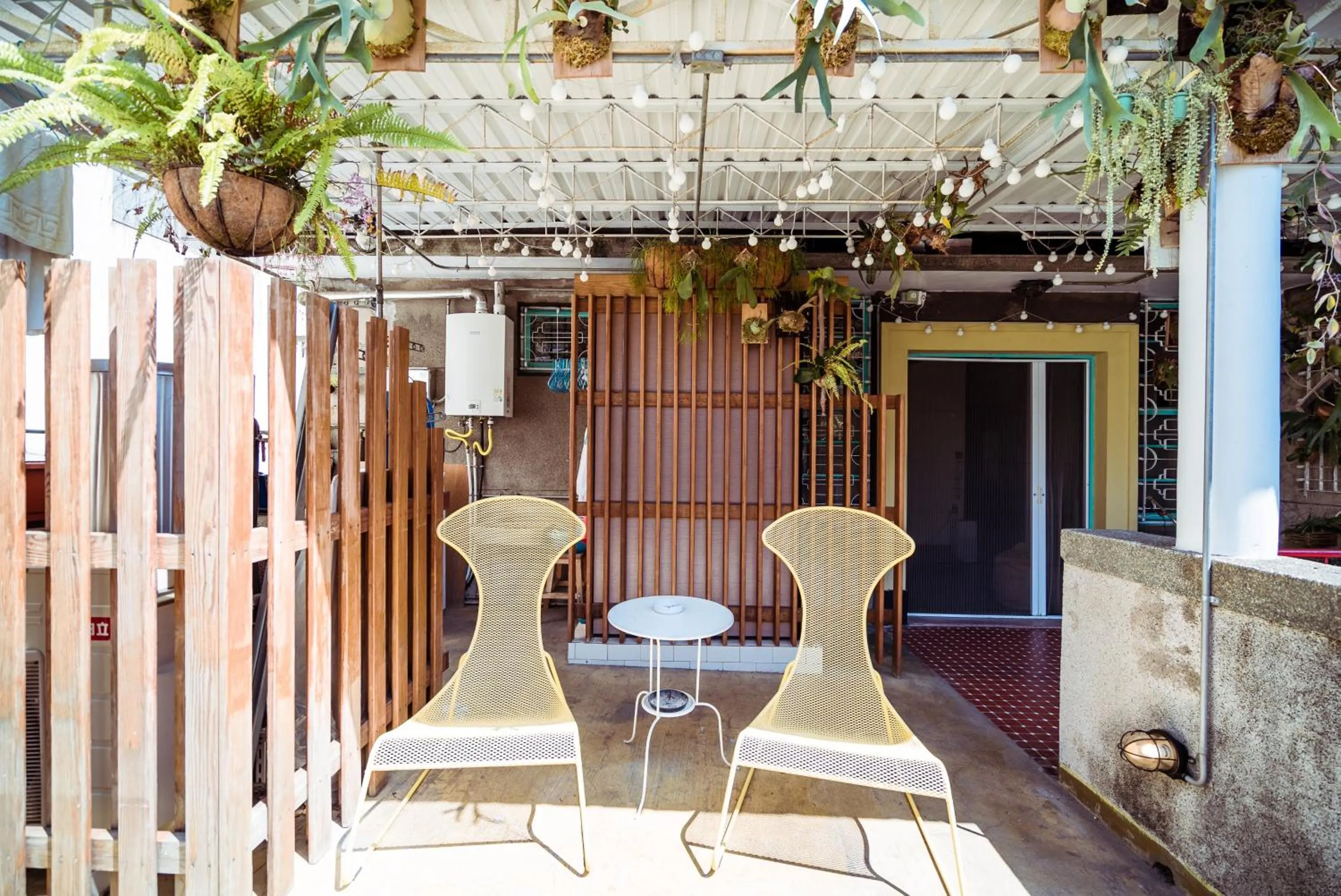 Balcony/Terrace in With Inn Hostel