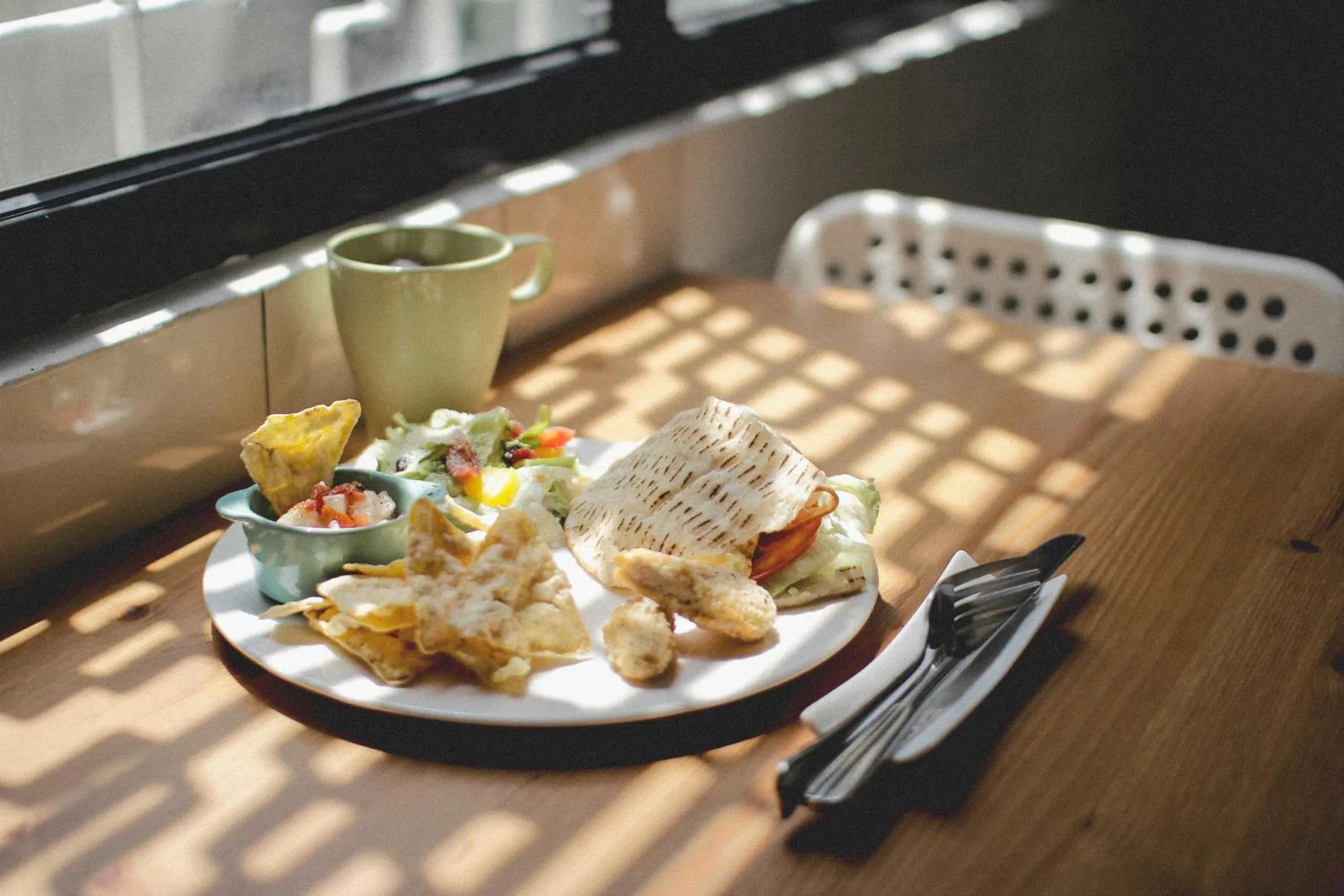 Continental breakfast in With Inn Hostel