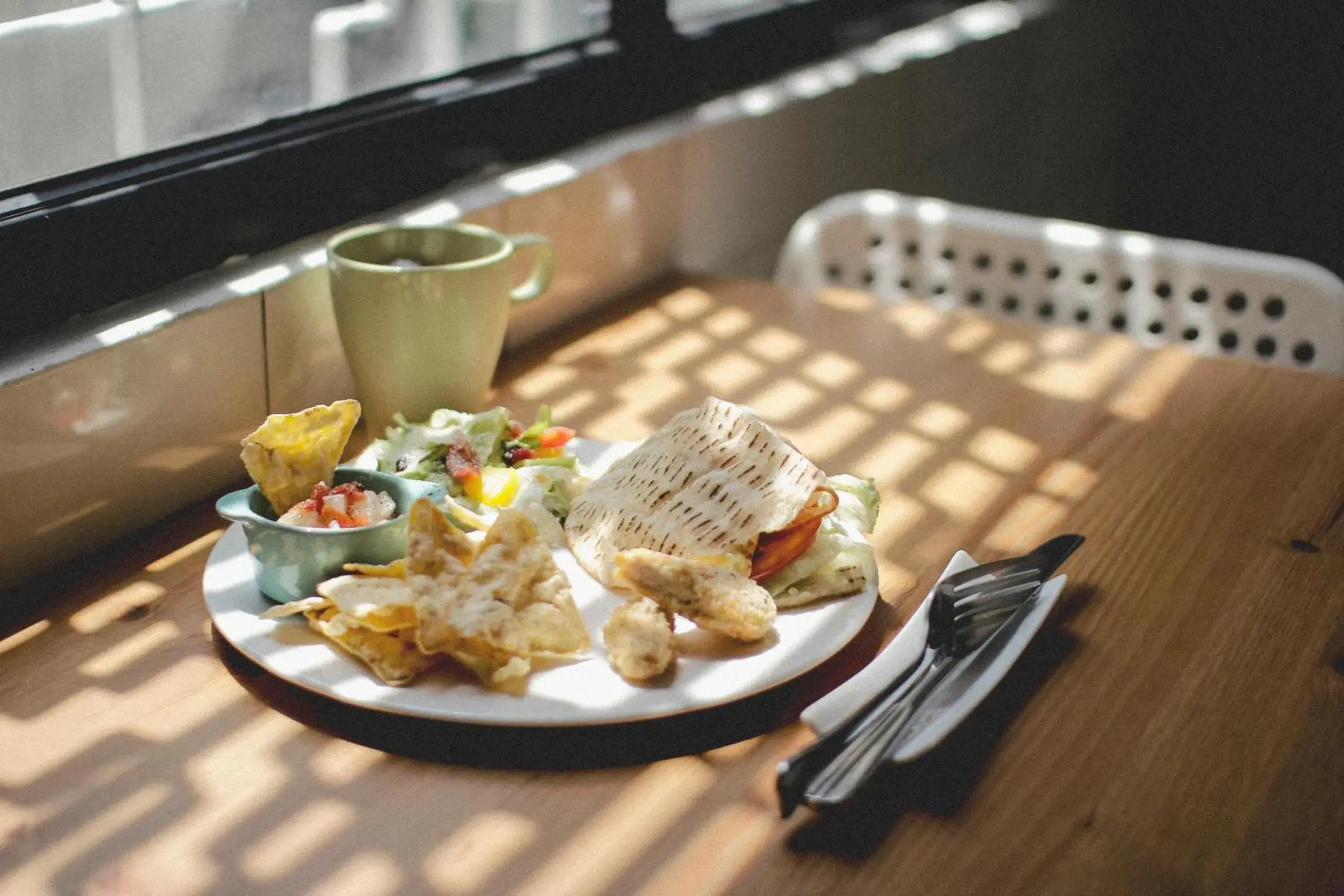 Continental breakfast in With Inn Hostel Continental breakfast in With Inn Hostel
