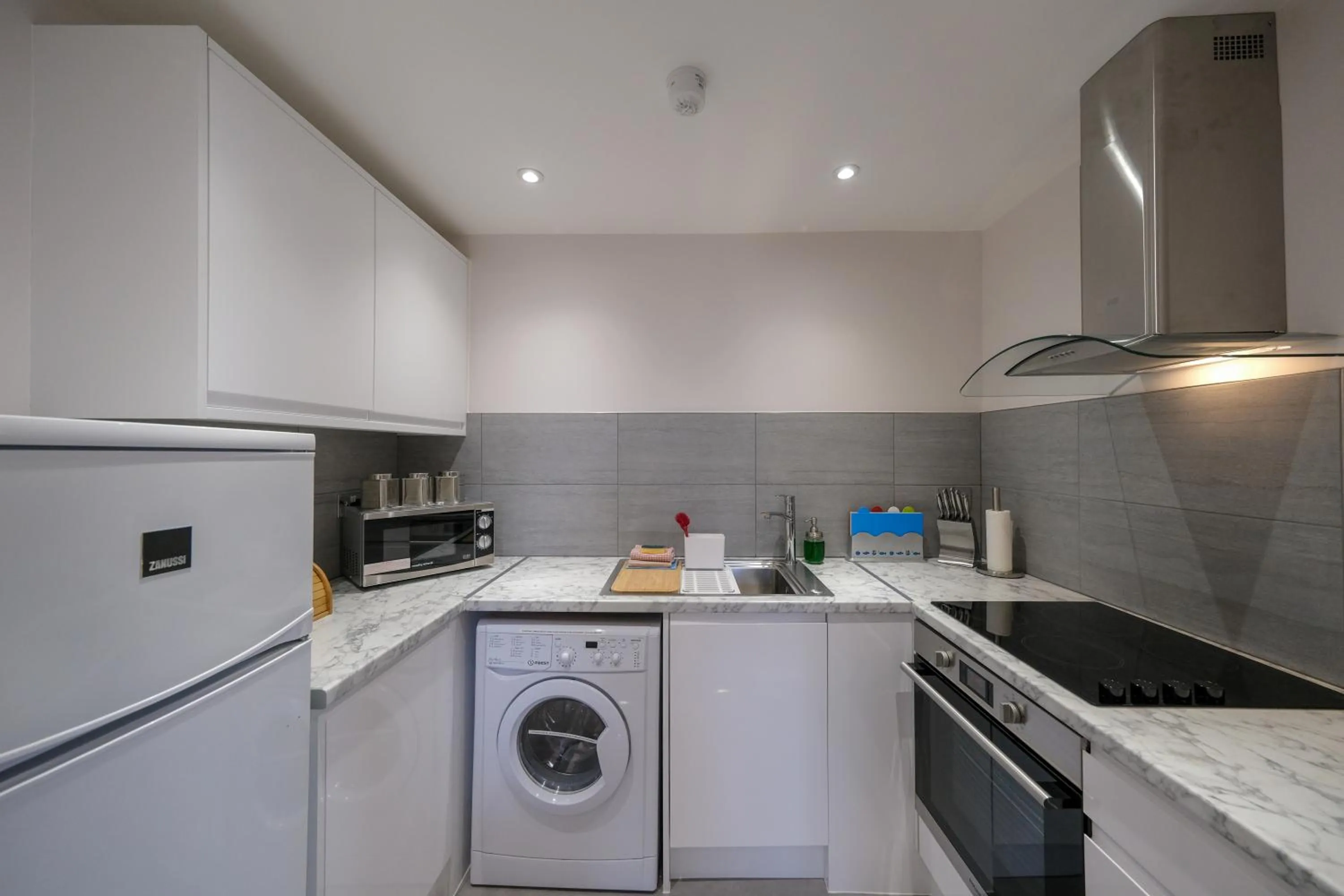 Kitchen or kitchenette in Collingham Serviced Apartments
