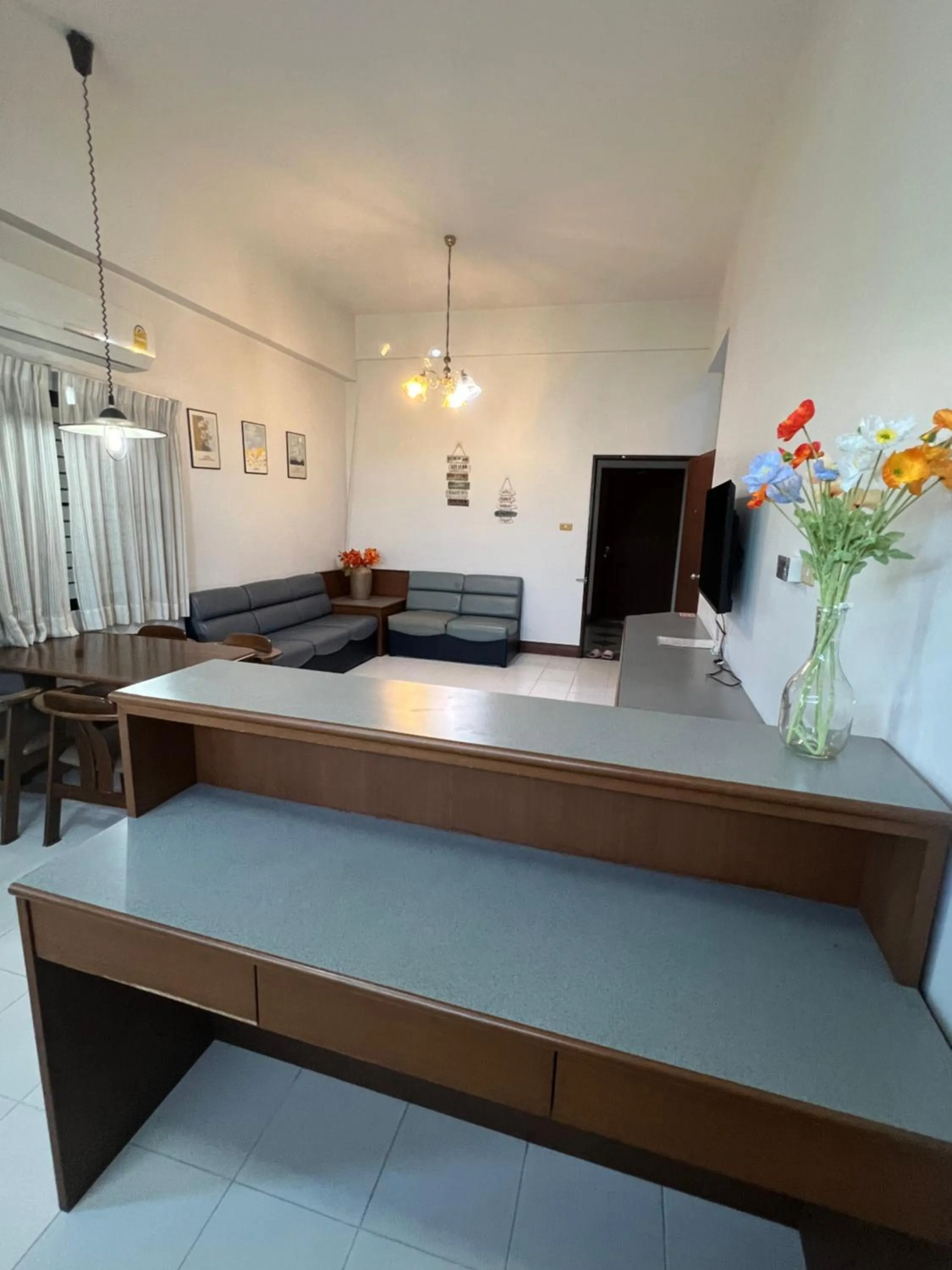 Bed in Muang Thong Family Suite Hatyai