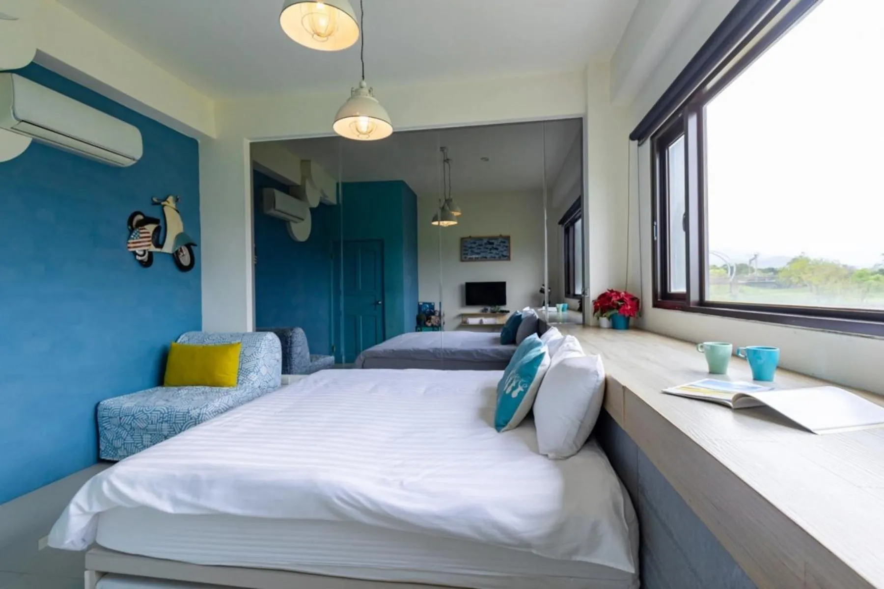 Bed in Hi Zebra Travel B&B