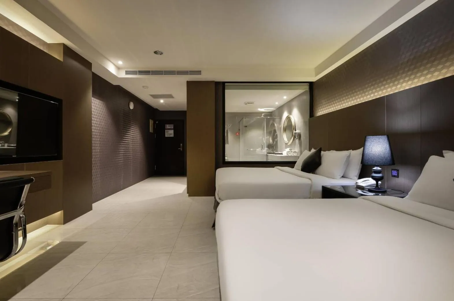 Photo of the whole room, Bed in M Hotel