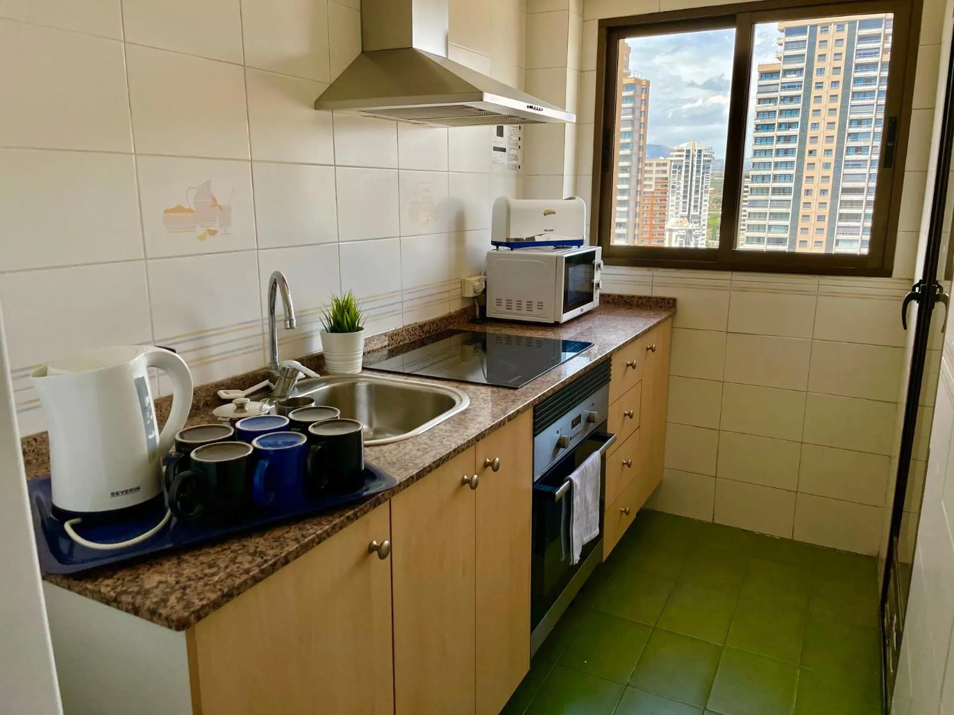 Kitchen or kitchenette in Apartamentos Gemelos 2 y 4 by Gestaltur