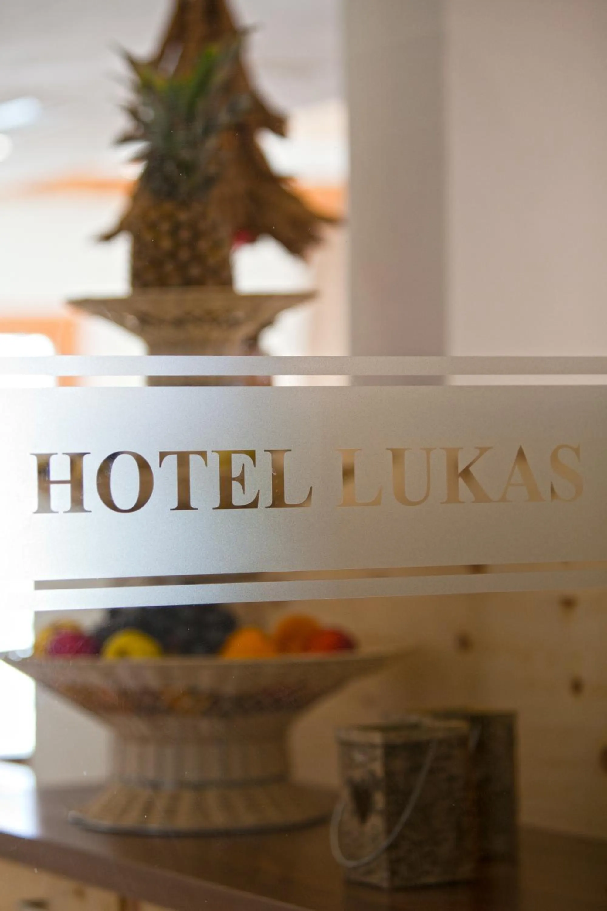 Logo/Certificate/Sign in Hotel Lukas