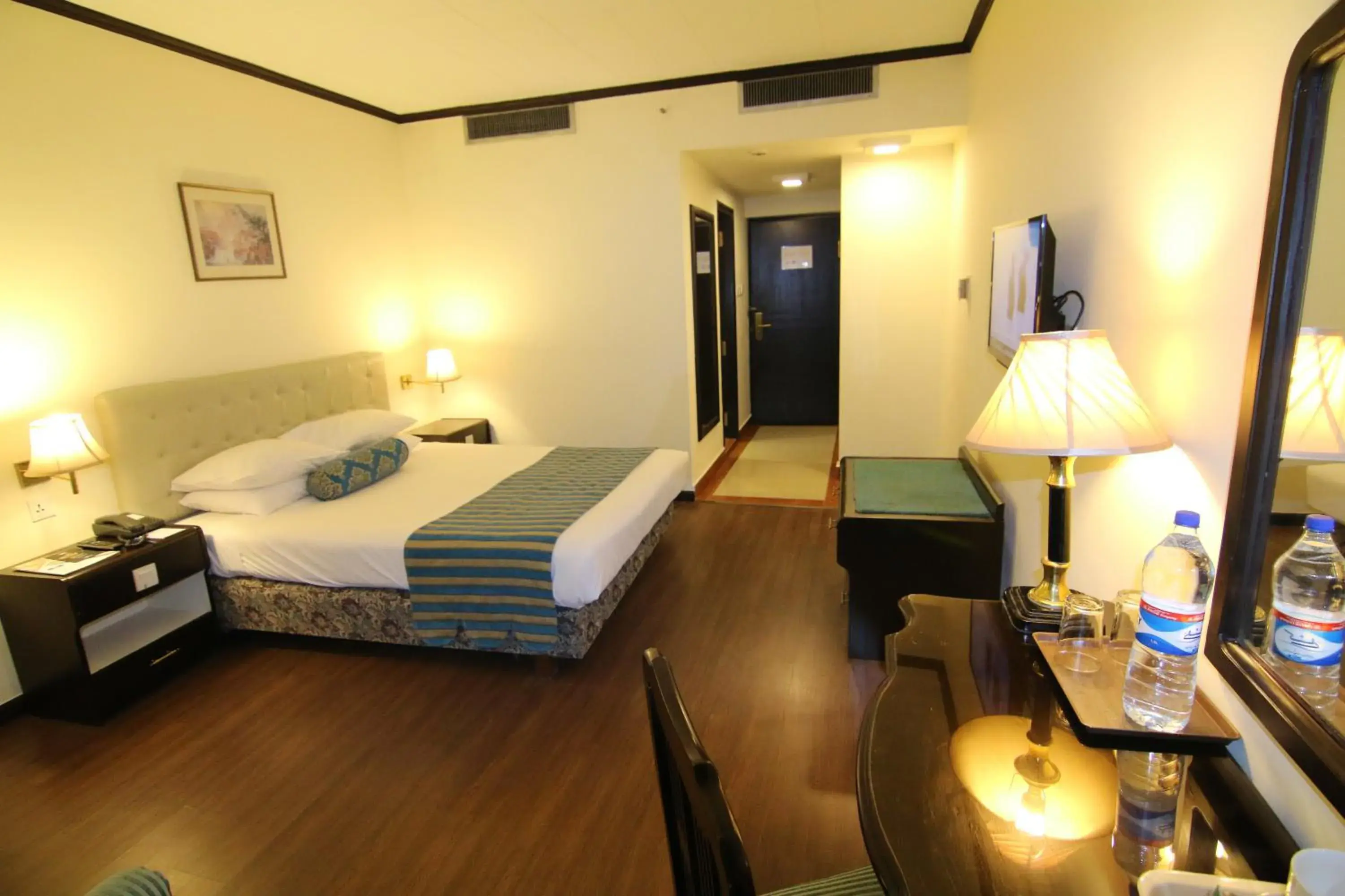 View (from property/room), Bed in Islamabad Hotel View (from property/room), Bed in Islamabad Hotel