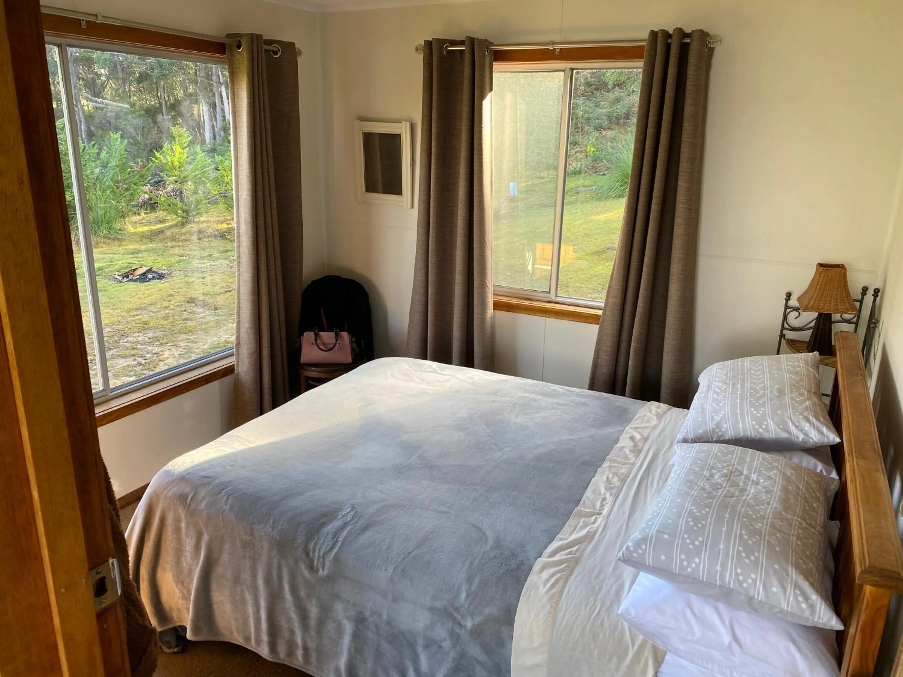 Bed in Summertime Cottage