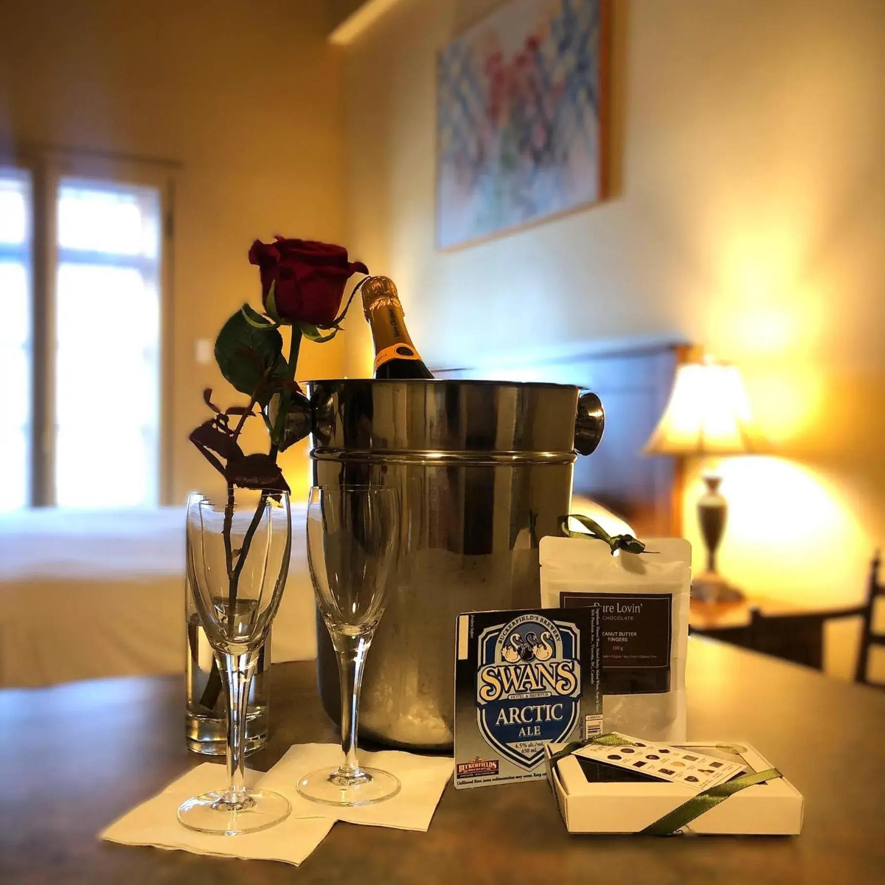 Food and drinks in Swans Brewery, Pub & Hotel Food and drinks in Swans Brewery, Pub & Hotel