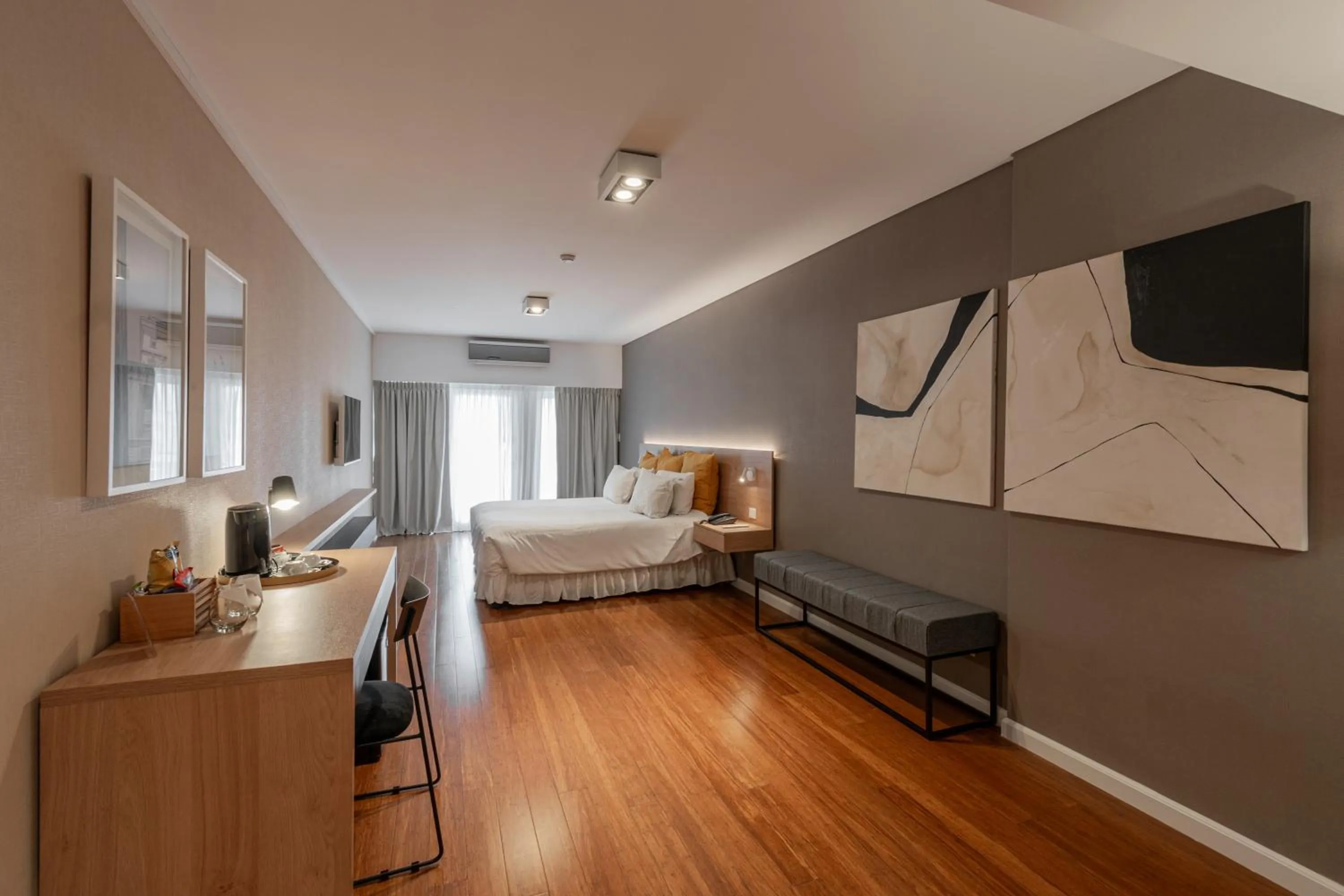 Bed in Feir's Park Hotel & Rooftop