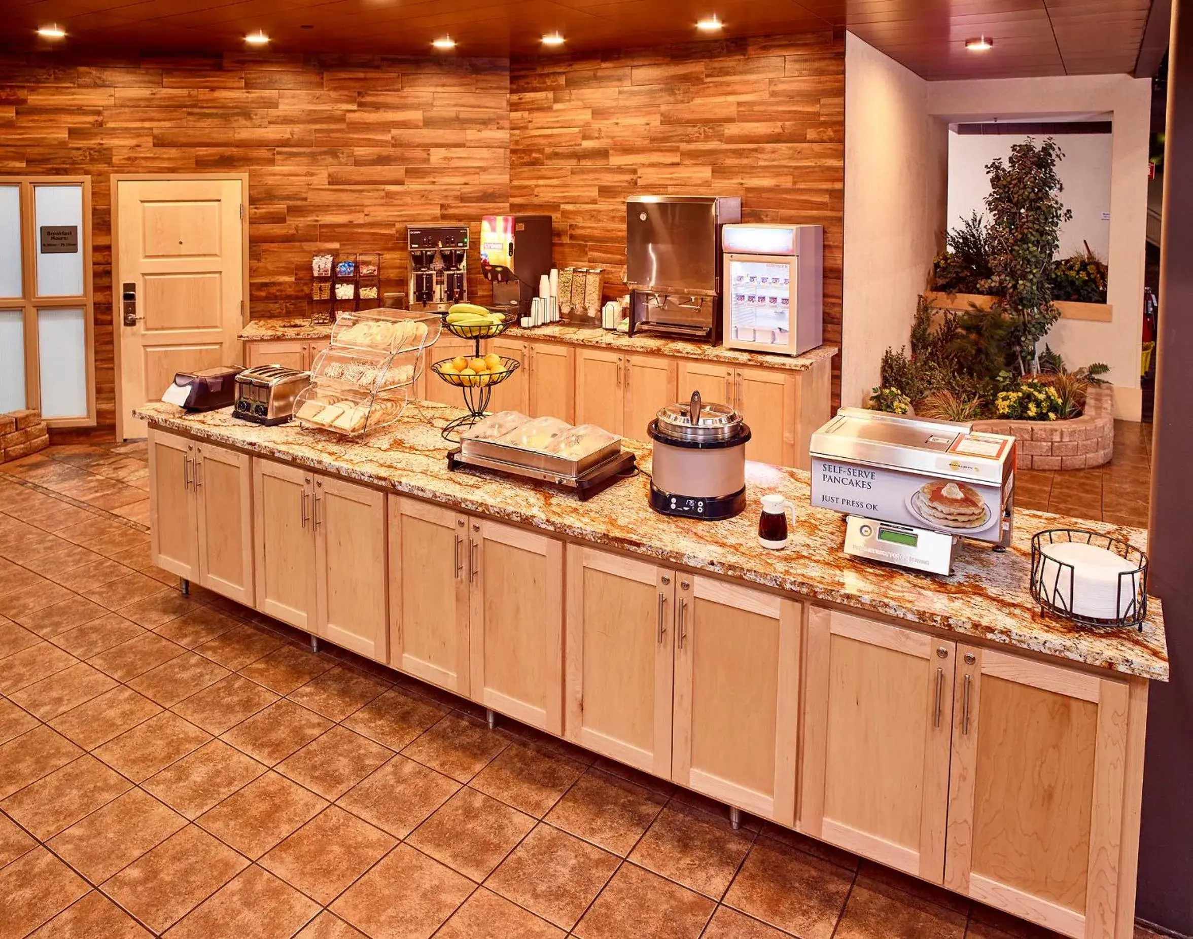 Buffet breakfast in LivINN Hotel Minneapolis North / Fridley Buffet breakfast in LivINN Hotel Minneapolis North / Fridley