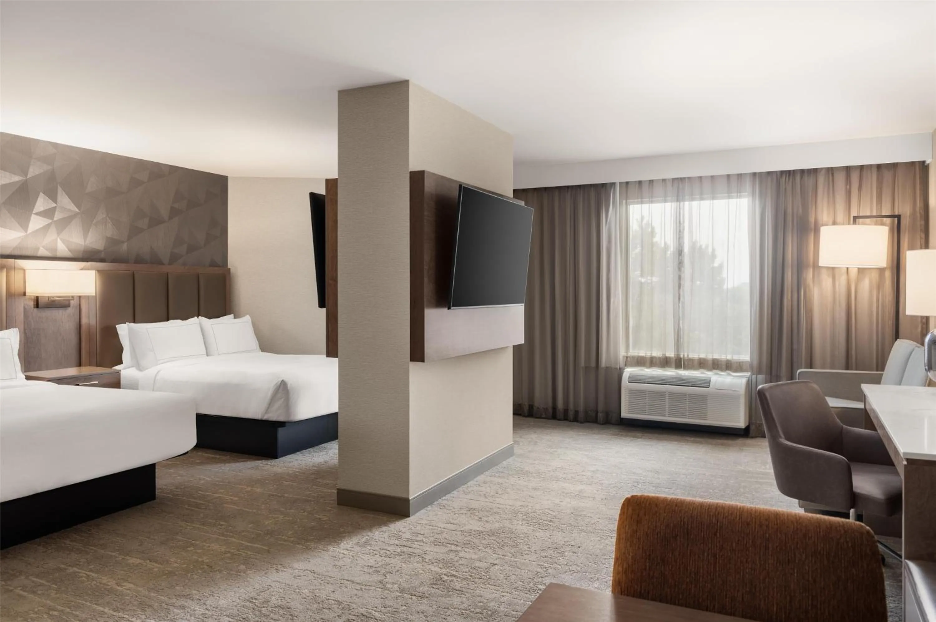 Bed in DoubleTree by Hilton Kitchener