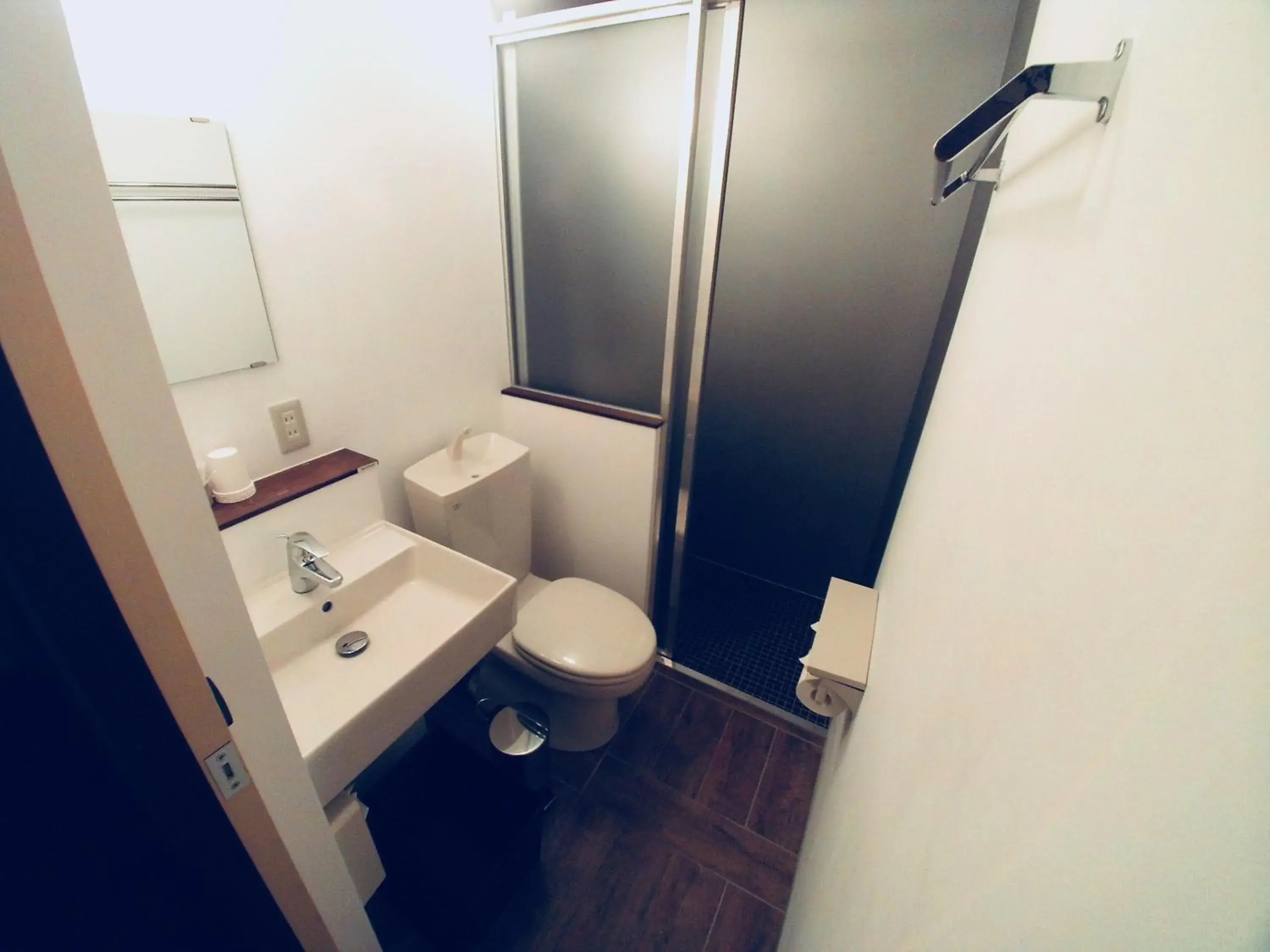 Twin Room with Private External Bathroom in Uno Port Inn Twin Room with Private External Bathroom in Uno Port Inn