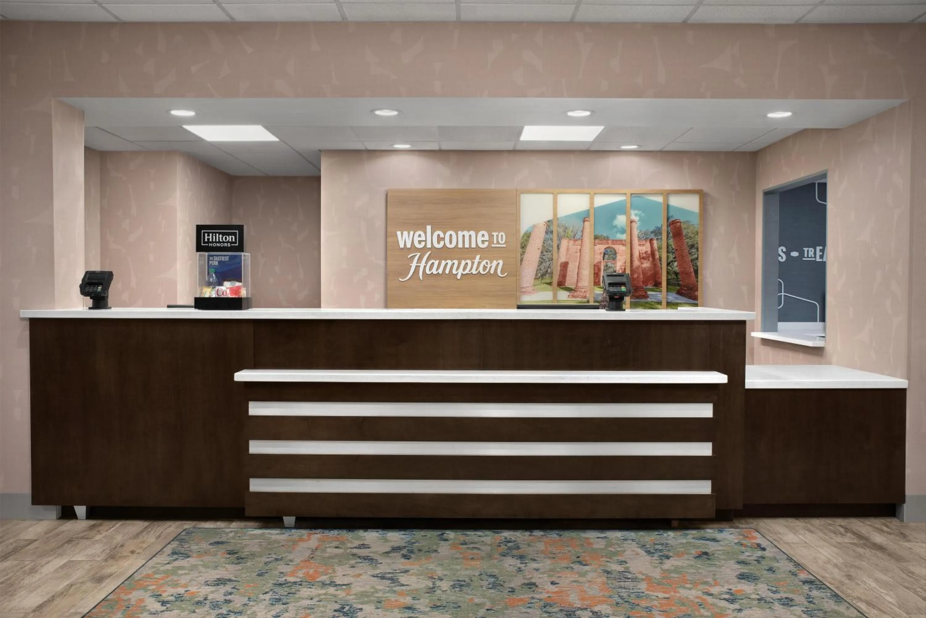 Lobby or reception in Hampton Inn Yemassee/Point South, Sc