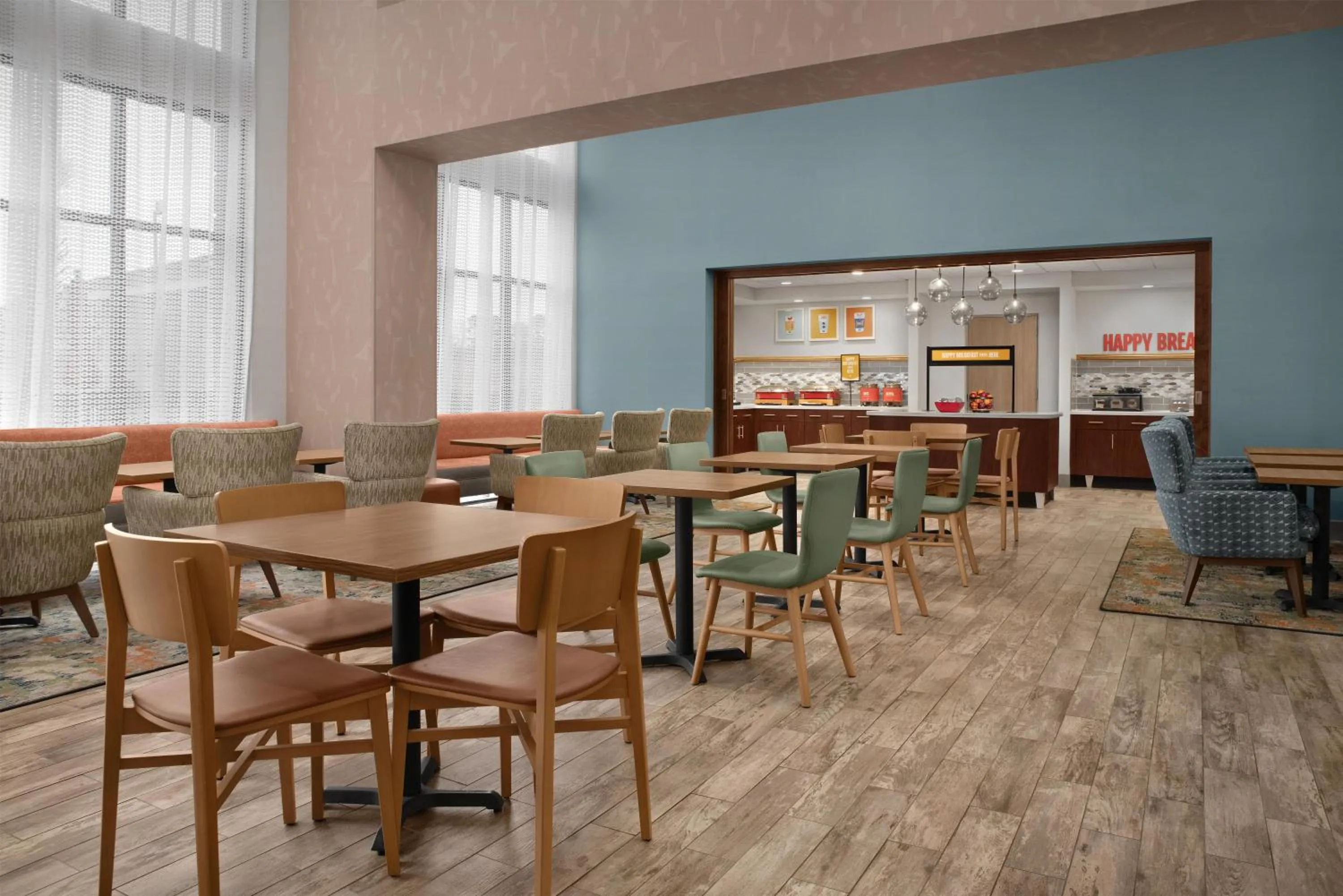 Breakfast in Hampton Inn Yemassee/Point South, Sc