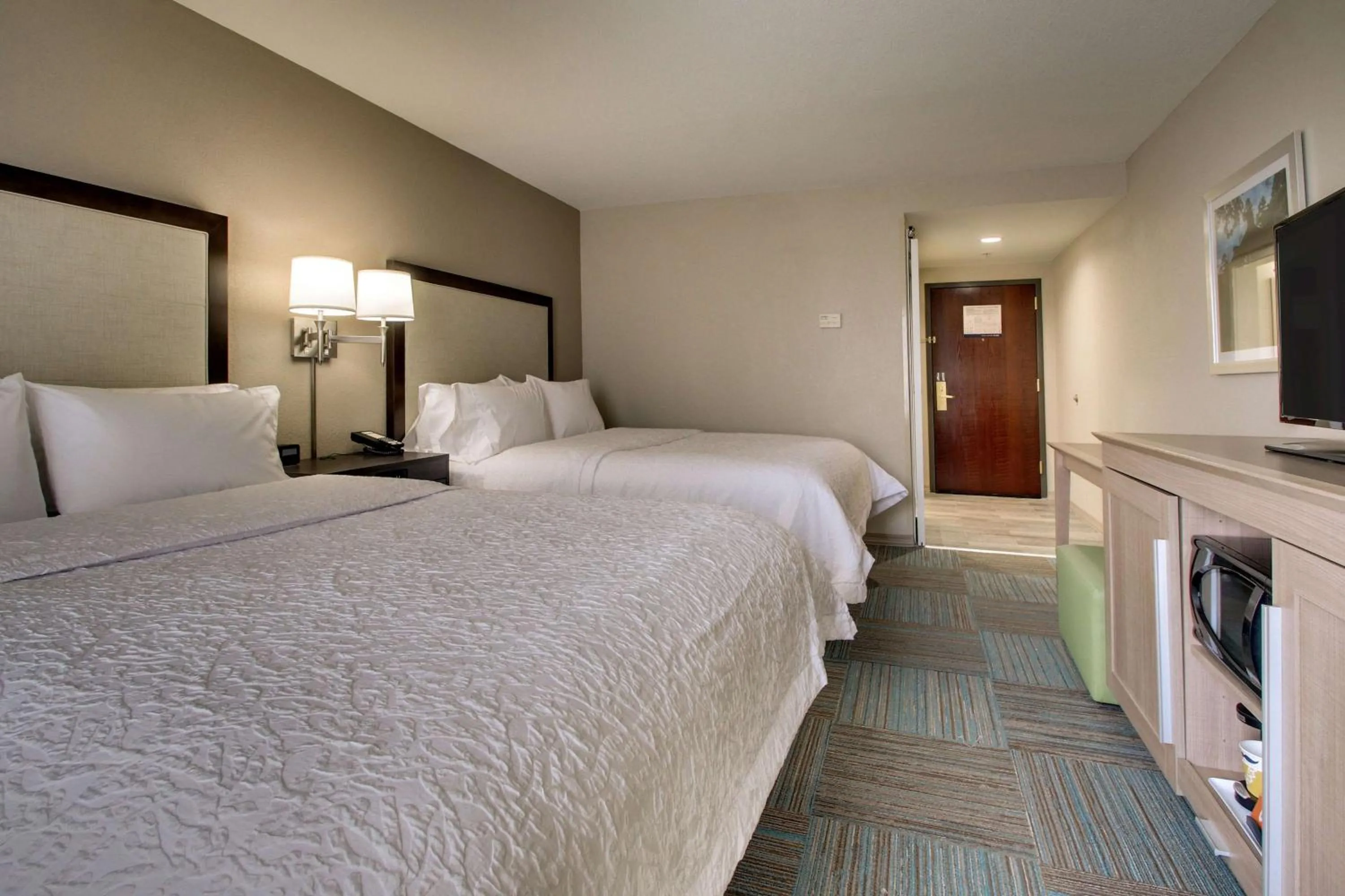 Bed in Hampton Inn Yemassee/Point South, Sc