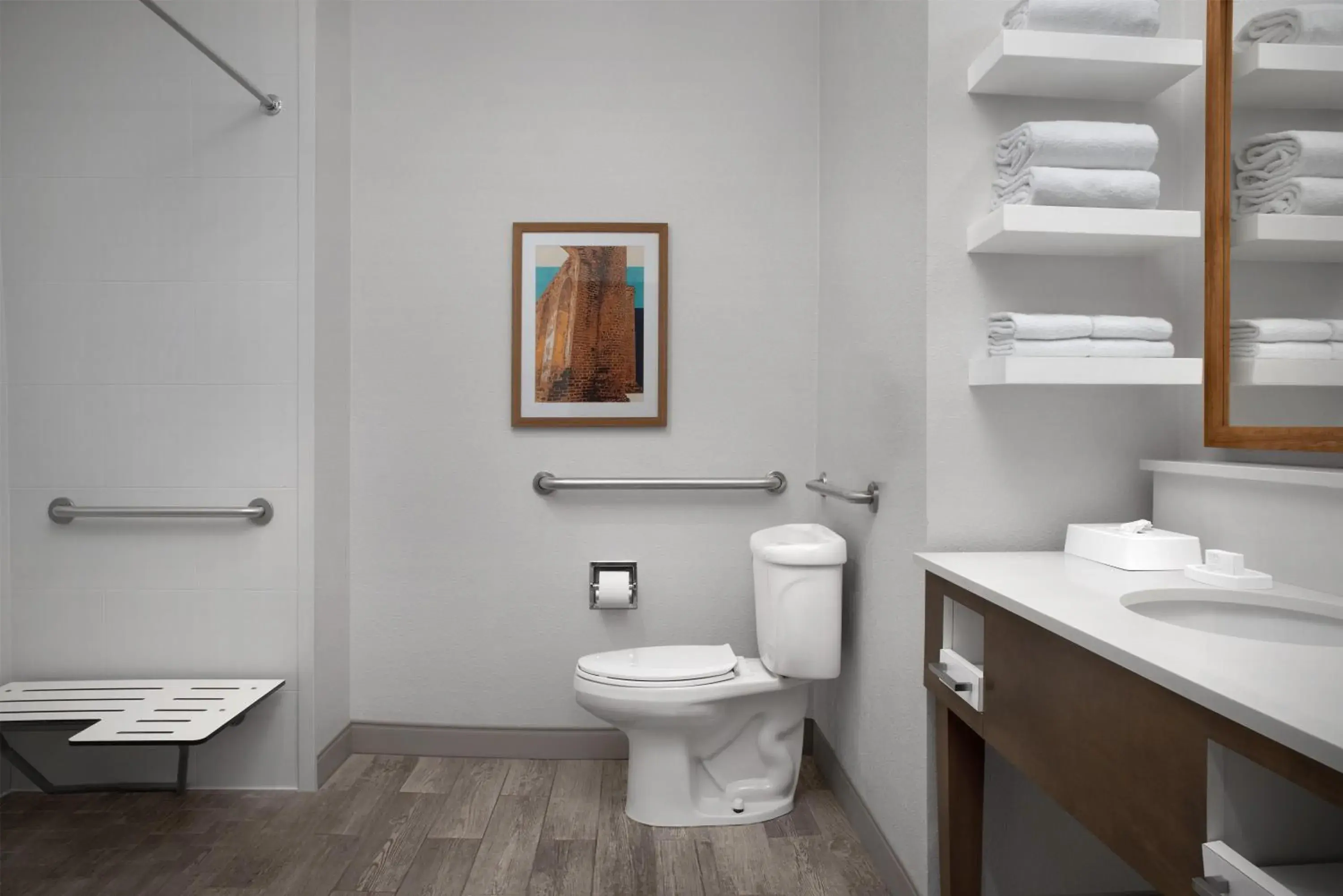 Bathroom in Hampton Inn Yemassee/Point South, Sc Bathroom in Hampton Inn Yemassee/Point South, Sc