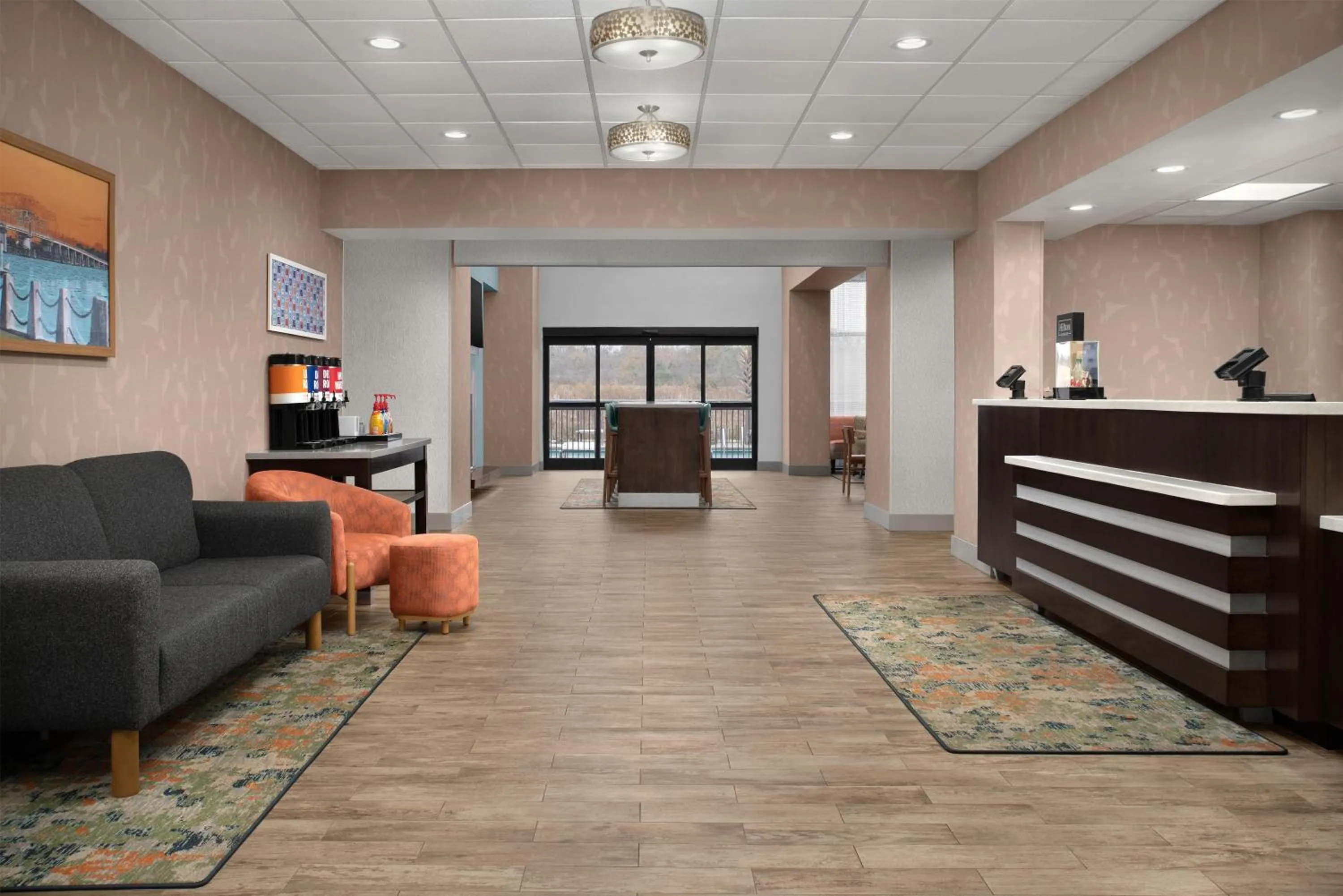 Lobby or reception in Hampton Inn Yemassee/Point South, Sc