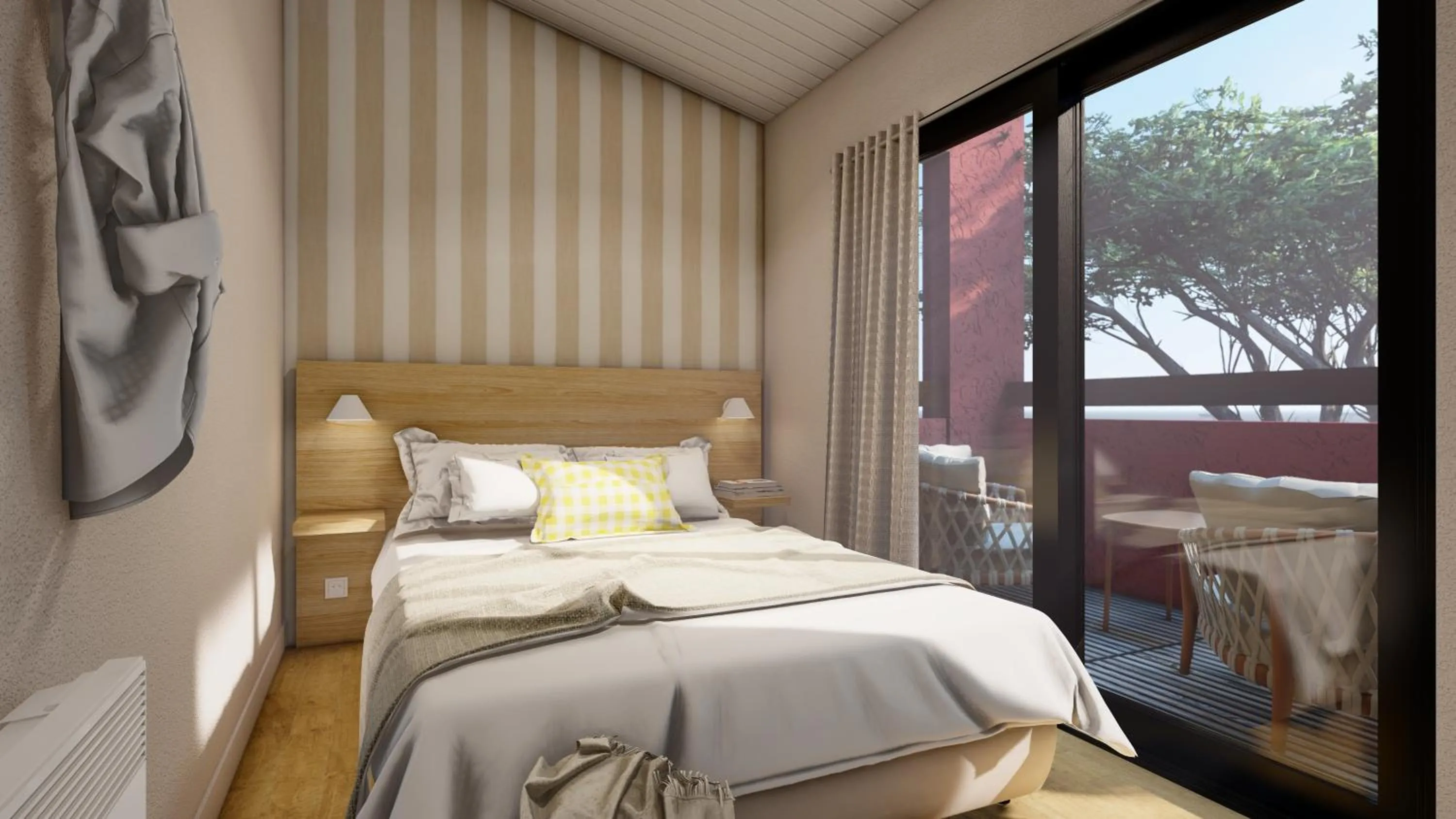 Bed in Belambra Clubs Belgodère - Golfe de Lozari