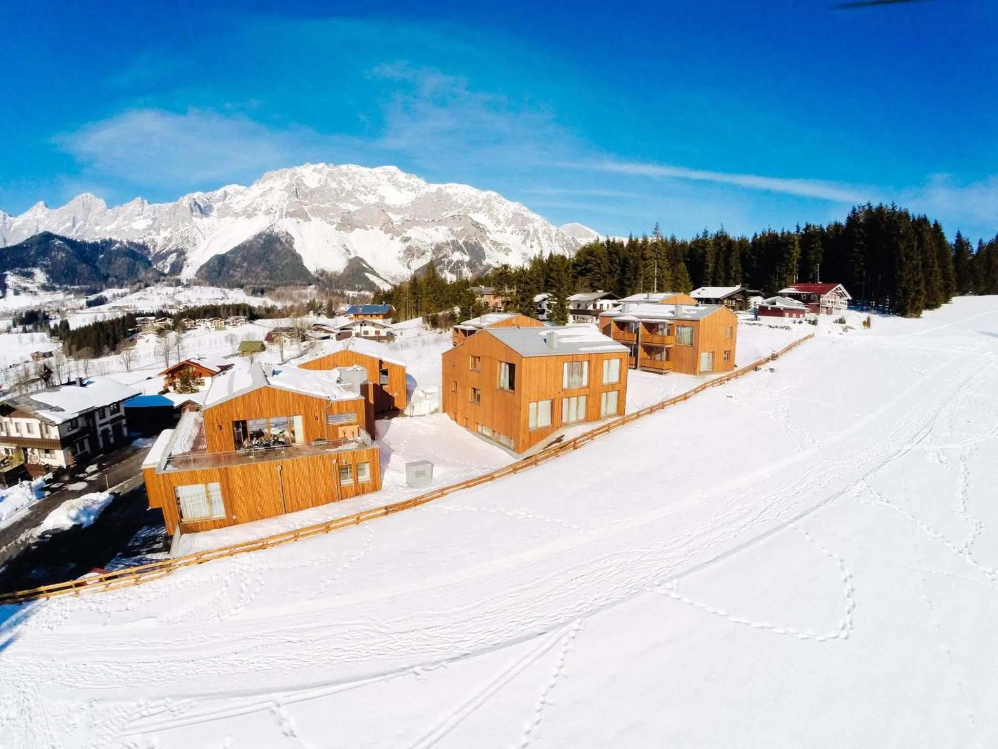 Bird's eye view in Rittis Alpin Chalets Dachstein