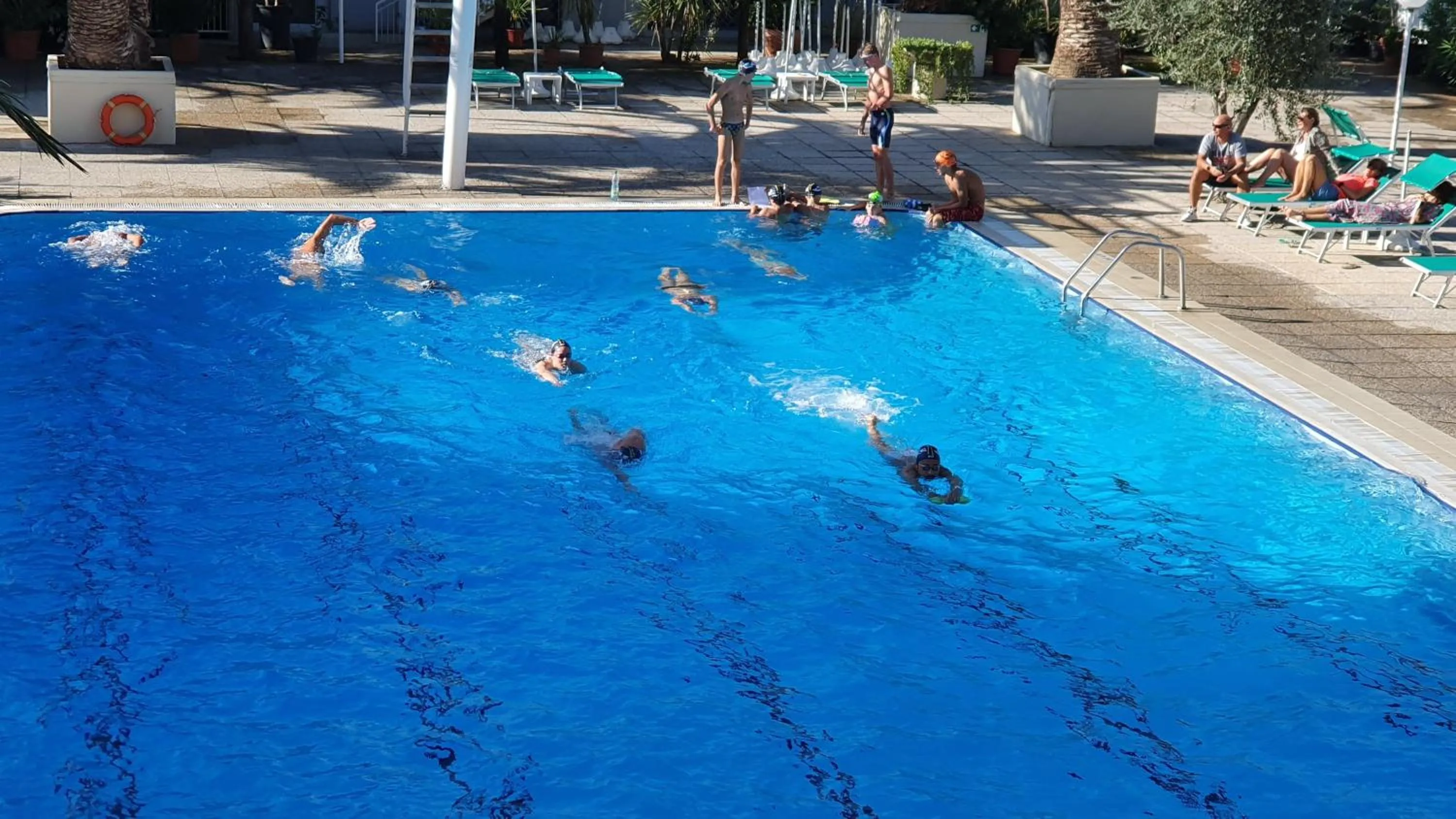 Swimming pool in Hotel Cormoran