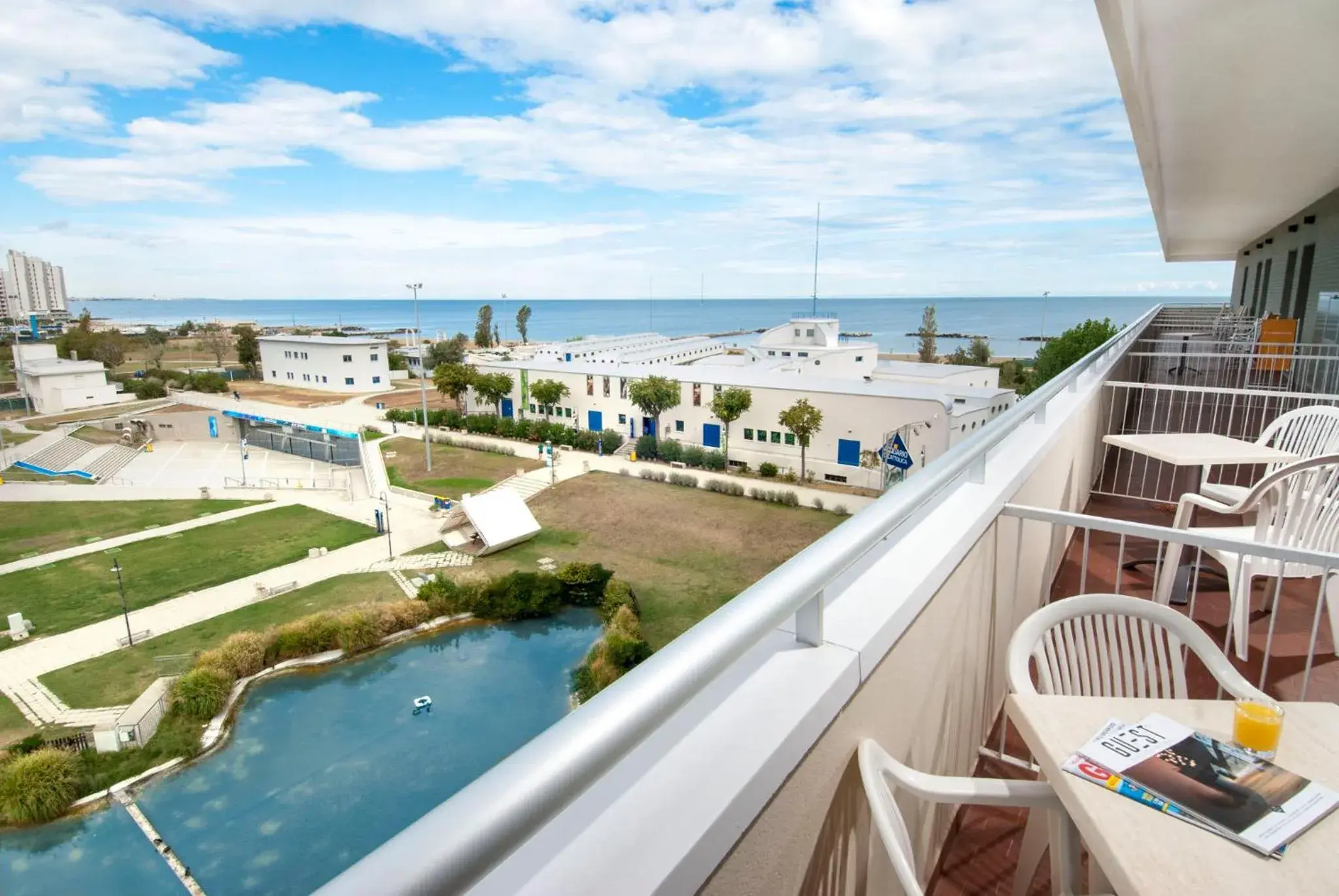 View (from property/room), Balcony/Terrace in Hotel Cormoran