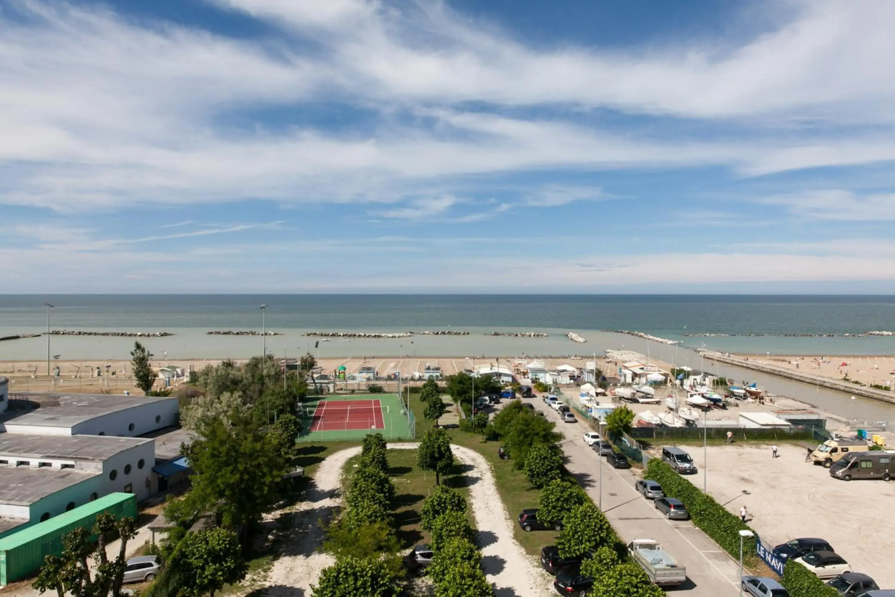 Day, Bird's-eye View in Hotel Cormoran