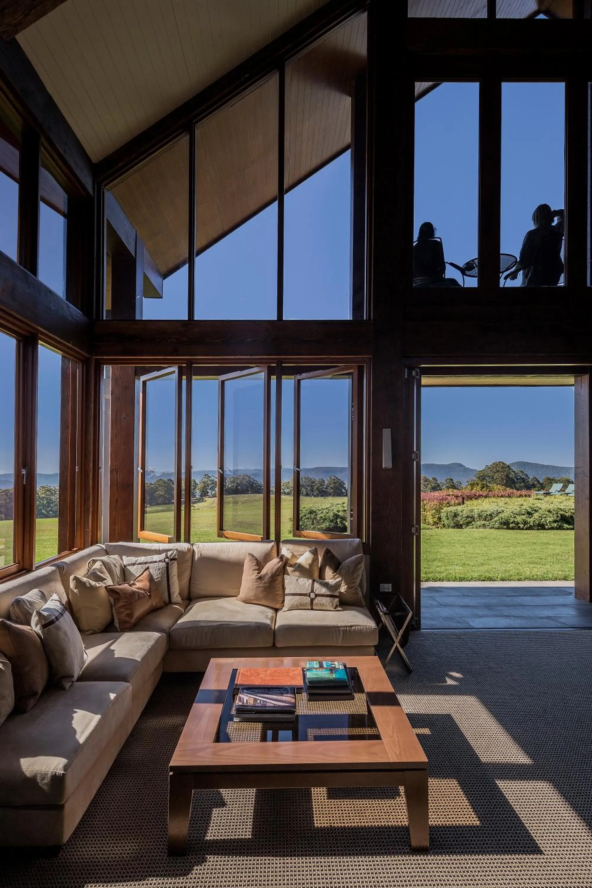 Patio in Spicers Peak Lodge