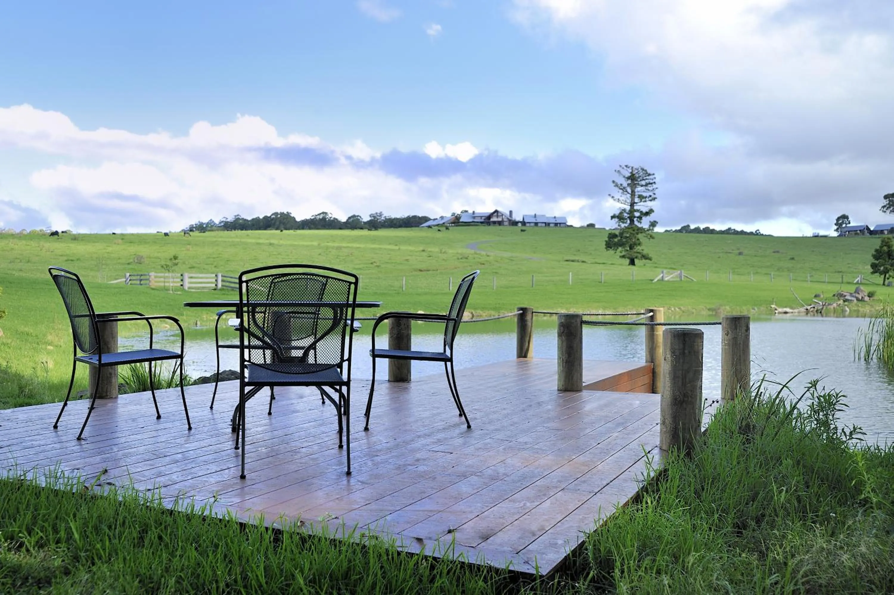 Lake view in Spicers Peak Lodge
