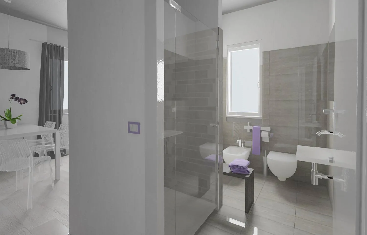 Bathroom in Hotel Tre Rose